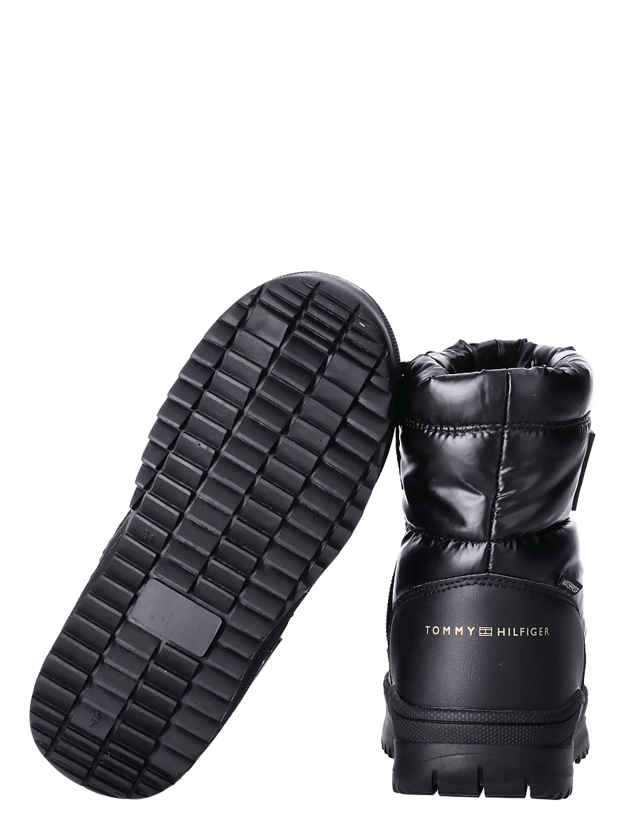 Tommy Hilfiger - FUNCTIONAL BOOTIE BLACK - vinterstövlar - black - 3