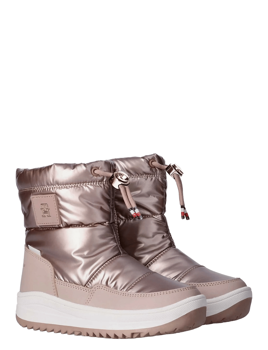Tommy Hilfiger - FUNCTIONAL BOOTIE BLACK - vinterstövlar - nude - 0