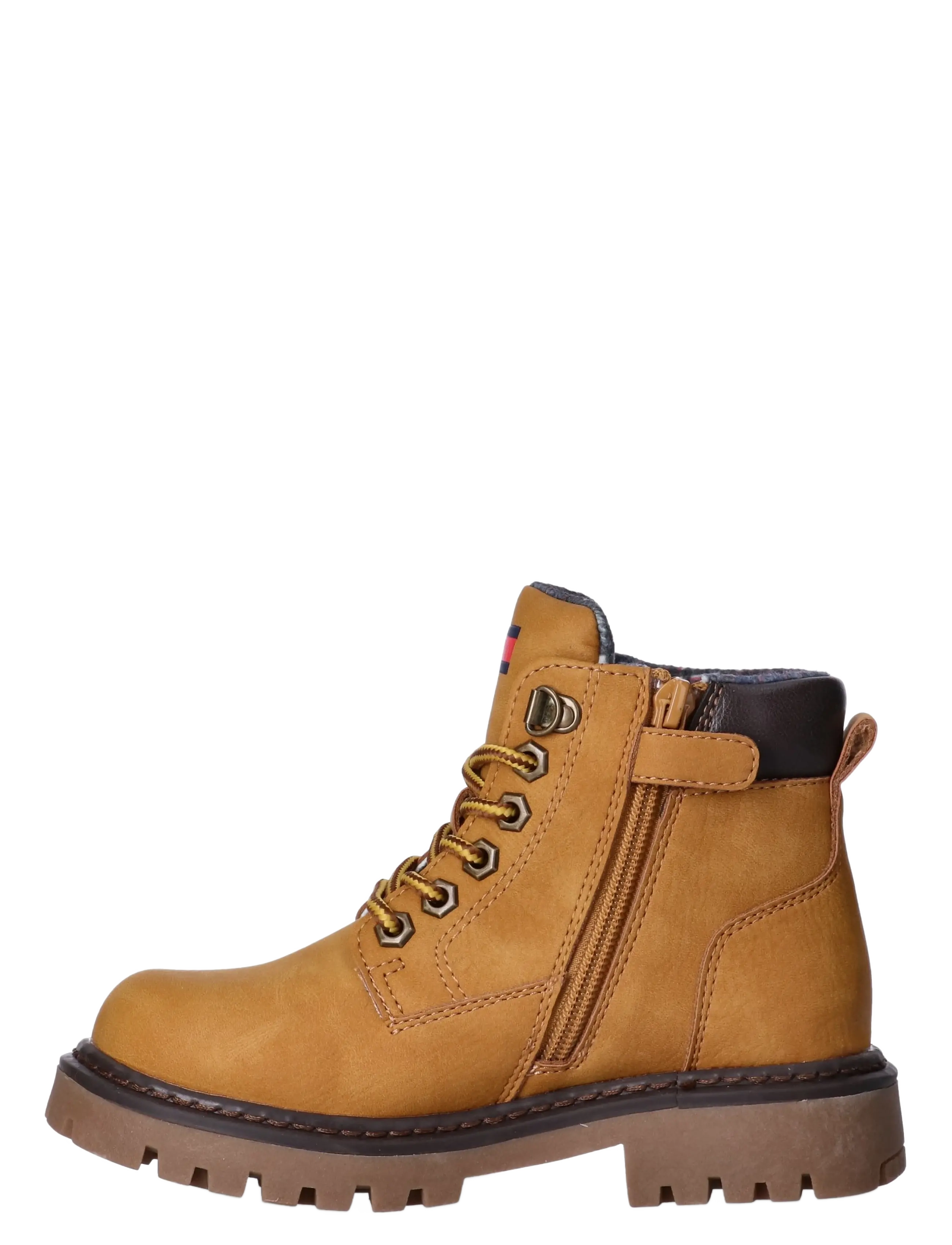Tommy Hilfiger - LACE-UP BOOTIE OCHRE/DARK BROWN - talvesaapad - ochre/dark brown - 2