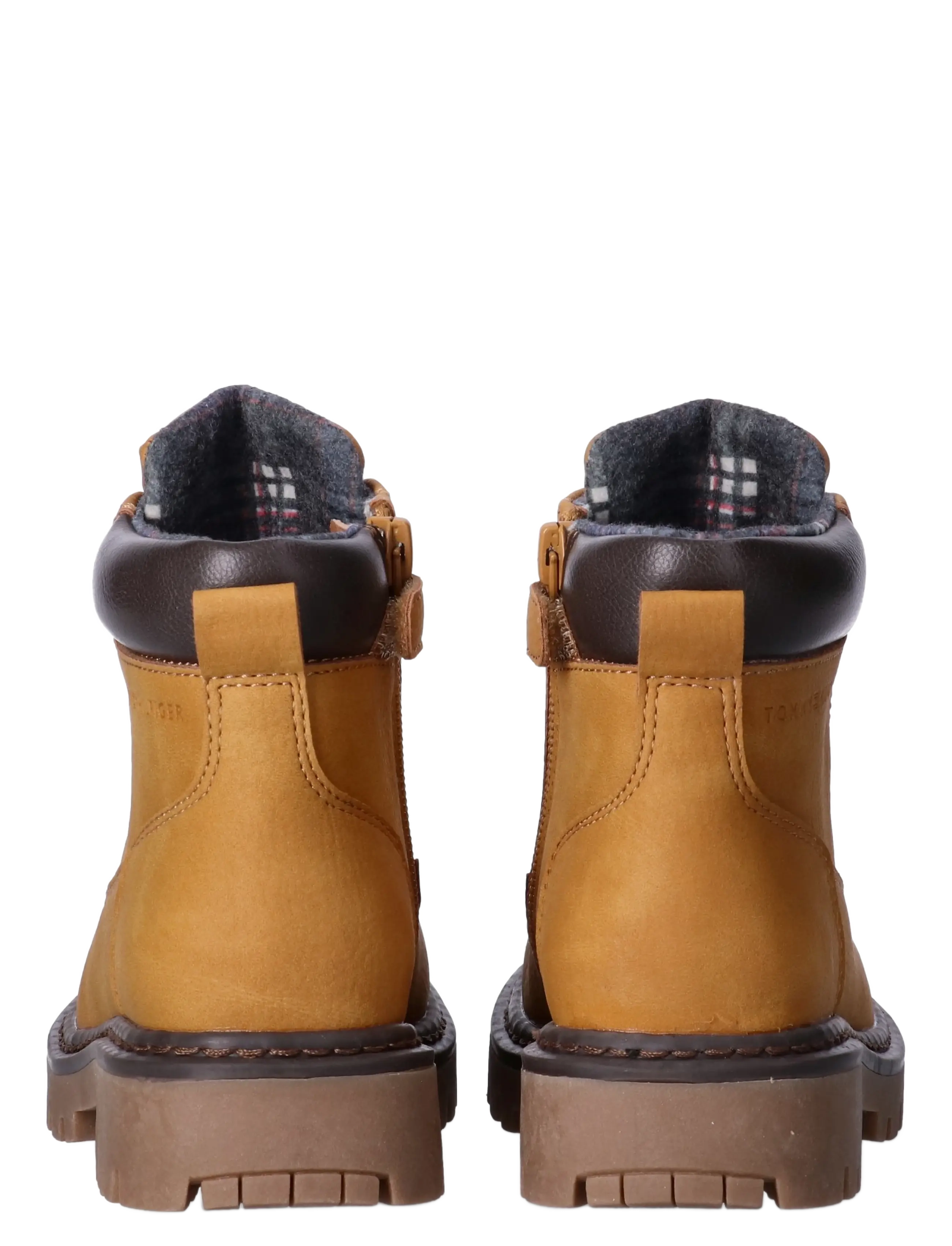 Tommy Hilfiger - LACE-UP BOOTIE OCHRE/DARK BROWN - talvesaapad - ochre/dark brown - 5