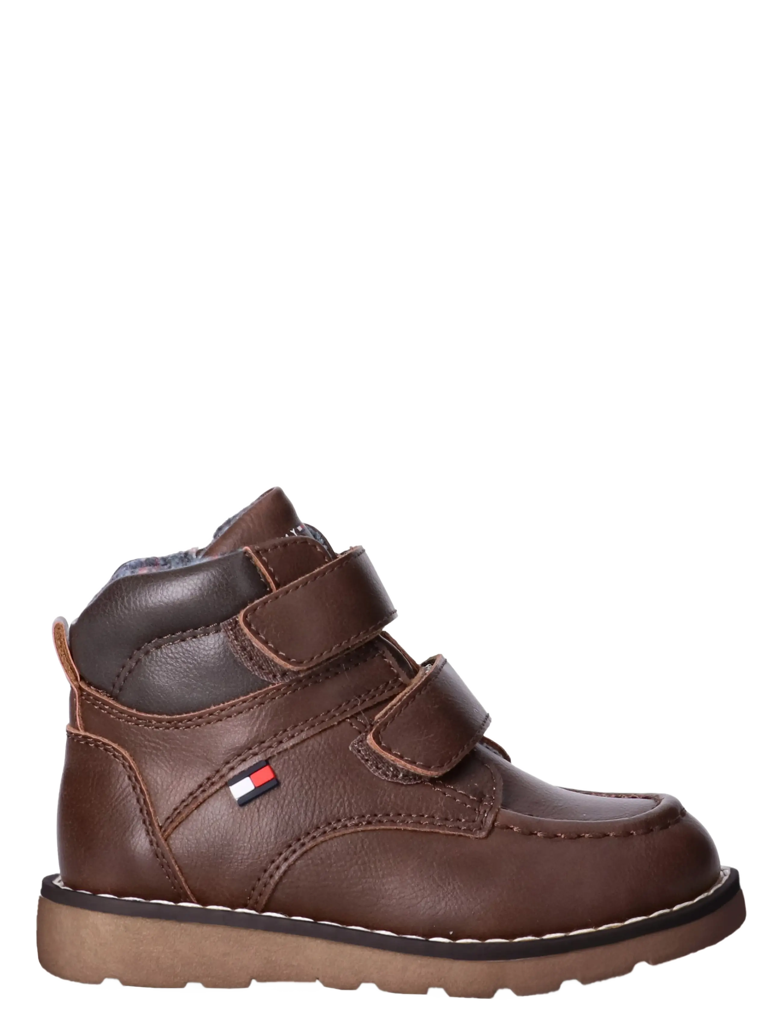 Tommy Hilfiger - VELCRO BOOTIE COGNAC/DARK BROWN - talvesaapad - cognac/dark brown - 1