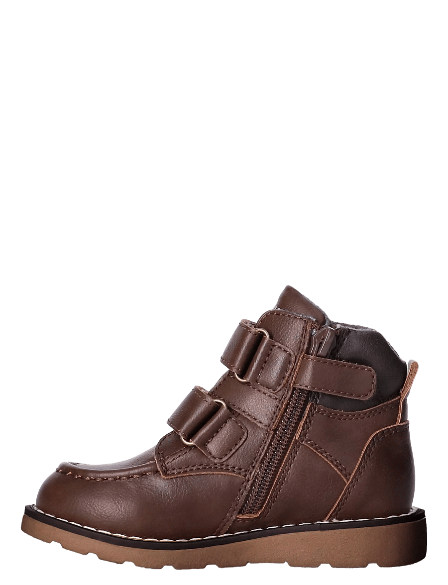 Tommy Hilfiger - VELCRO BOOTIE COGNAC/DARK BROWN - talvesaapad - cognac/dark brown - 2