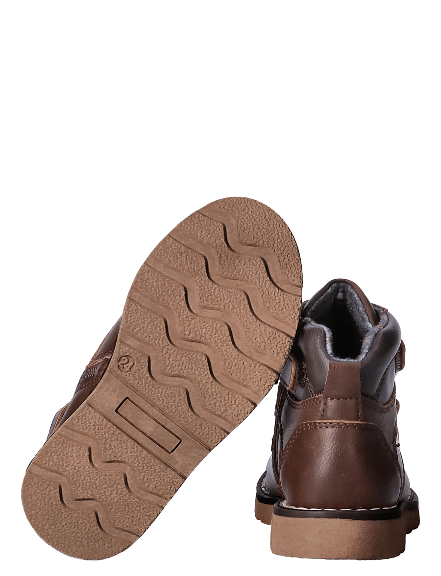 Tommy Hilfiger - VELCRO BOOTIE COGNAC/DARK BROWN - talvesaapad - cognac/dark brown - 3