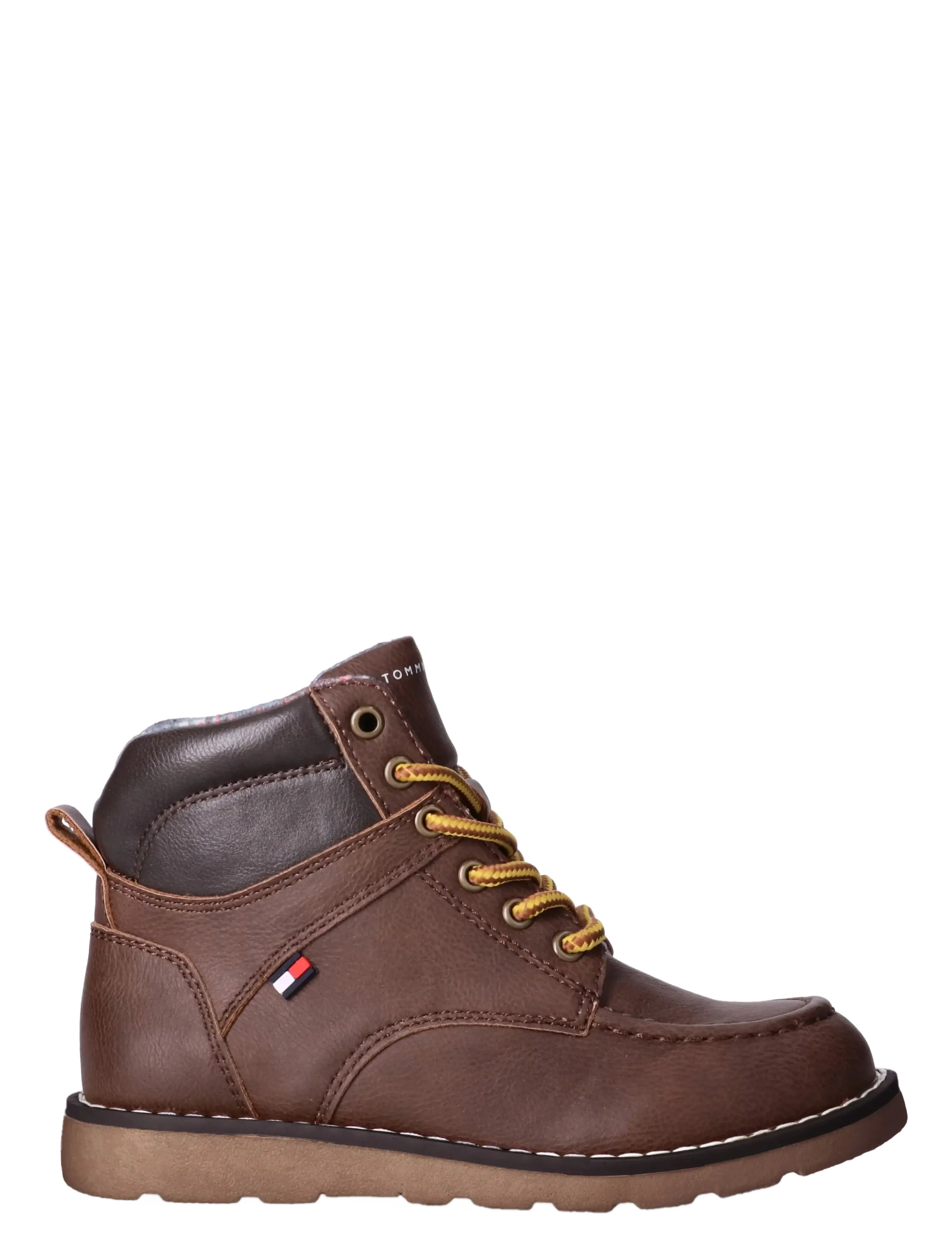 Tommy Hilfiger - LACE-UP BOOTIE BROWN/DARK BROWN - vinterstøvler - brown/dark brown - 1