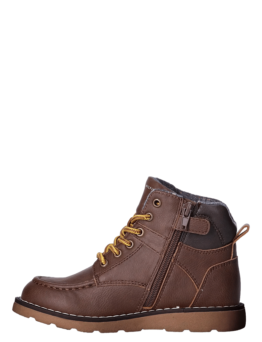 Tommy Hilfiger - LACE-UP BOOTIE BROWN/DARK BROWN - vinterstøvler - brown/dark brown - 2