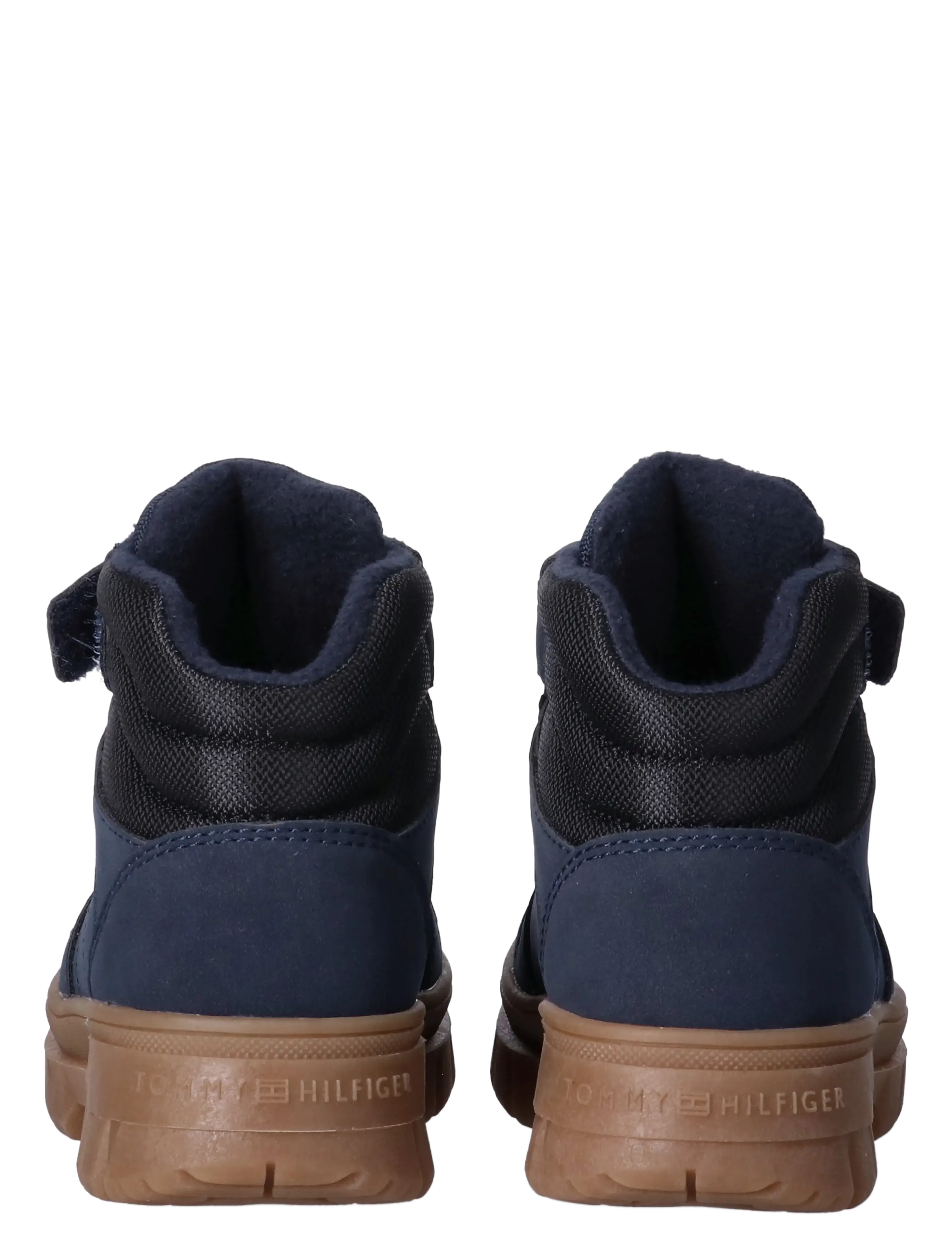 Tommy Hilfiger - LACE-UP/VELCRO BOOTIE CAMEL/BLACK - blue/black - 5