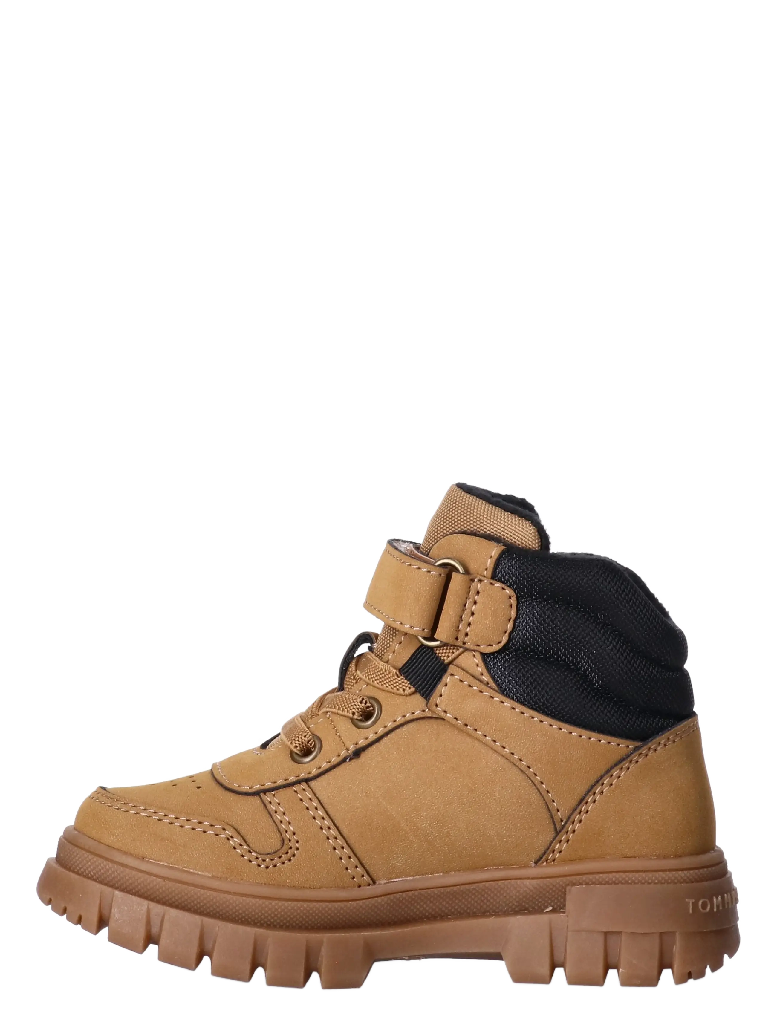 Tommy Hilfiger - LACE-UP/VELCRO BOOTIE CAMEL/BLACK - camel/black - 2