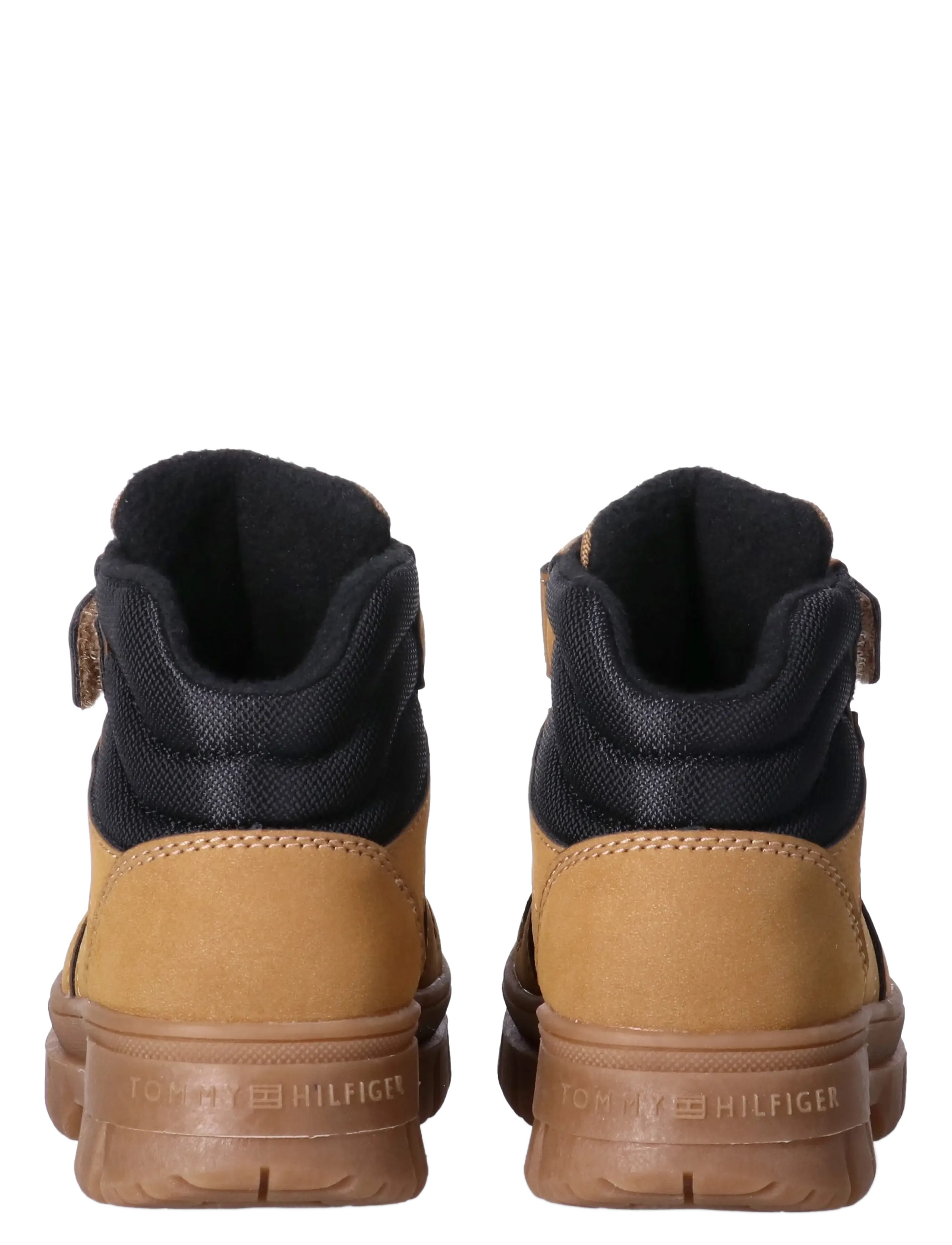 Tommy Hilfiger - LACE-UP/VELCRO BOOTIE CAMEL/BLACK - camel/black - 5