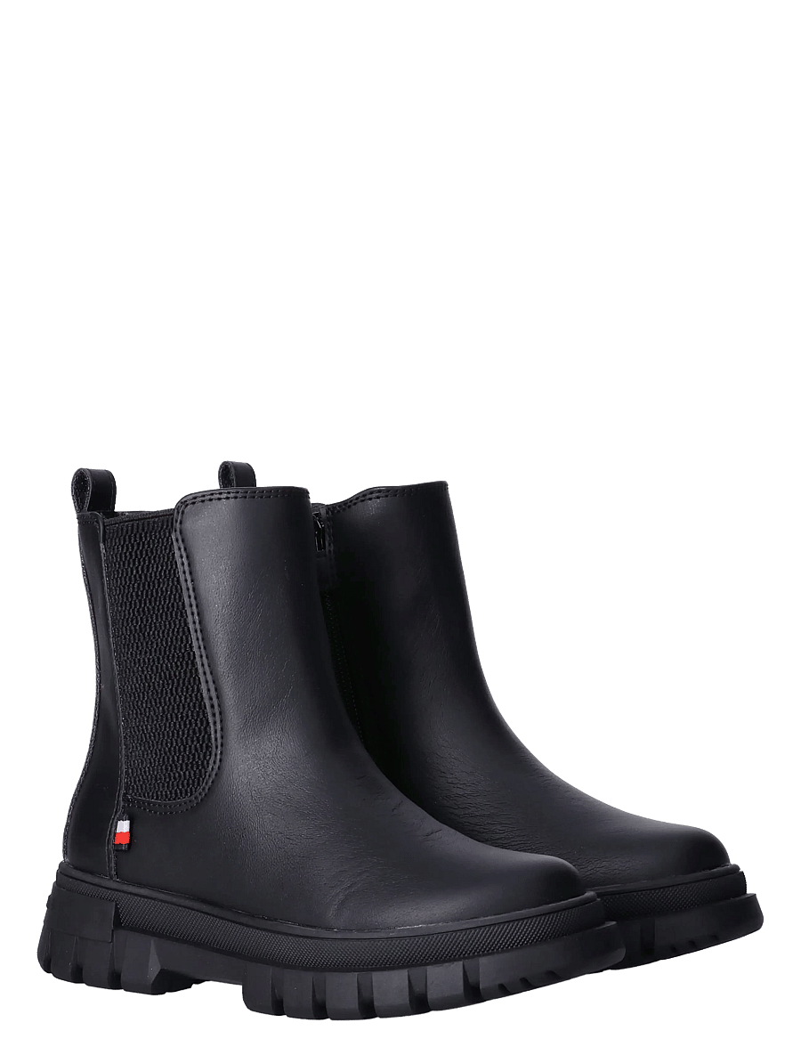 Tommy Hilfiger - CHELSEA BOOT BLACK - saapad - black - 0