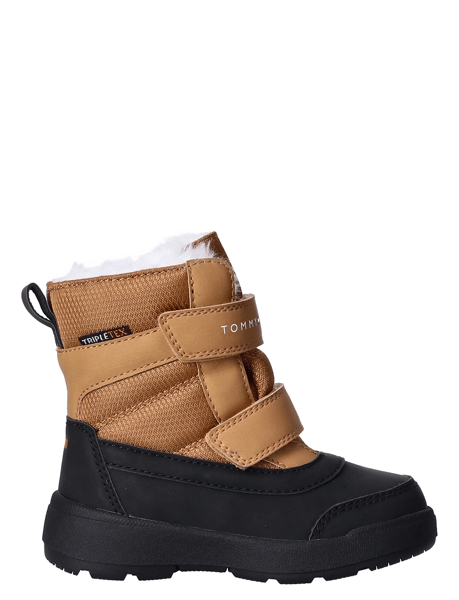Tommy Hilfiger - FUNCTIONAL BOOTIE BLACK/CAMEL - winterstiefel - black/camel - 1