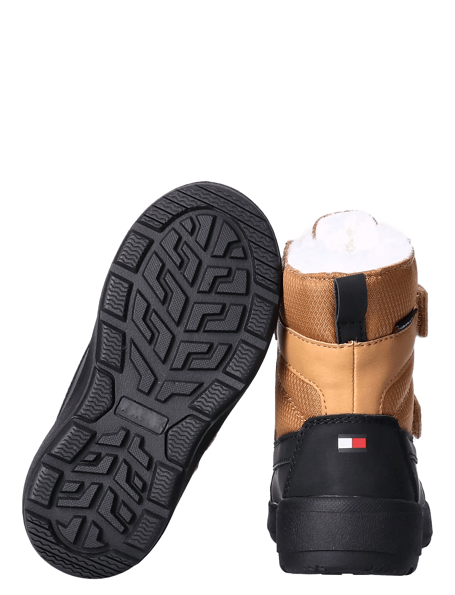 Tommy Hilfiger - FUNCTIONAL BOOTIE BLACK/CAMEL - winterstiefel - black/camel - 3