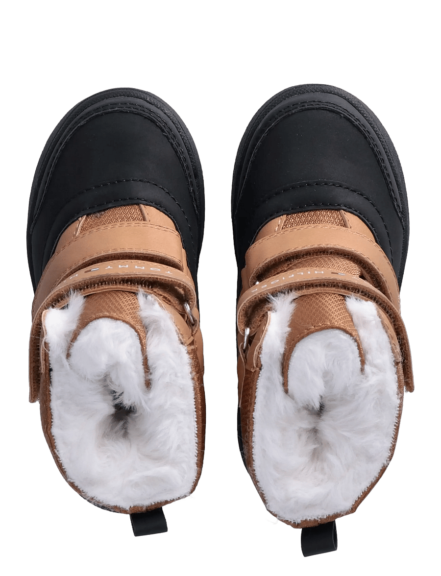 Tommy Hilfiger - FUNCTIONAL BOOTIE BLACK/CAMEL - winterstiefel - black/camel - 4