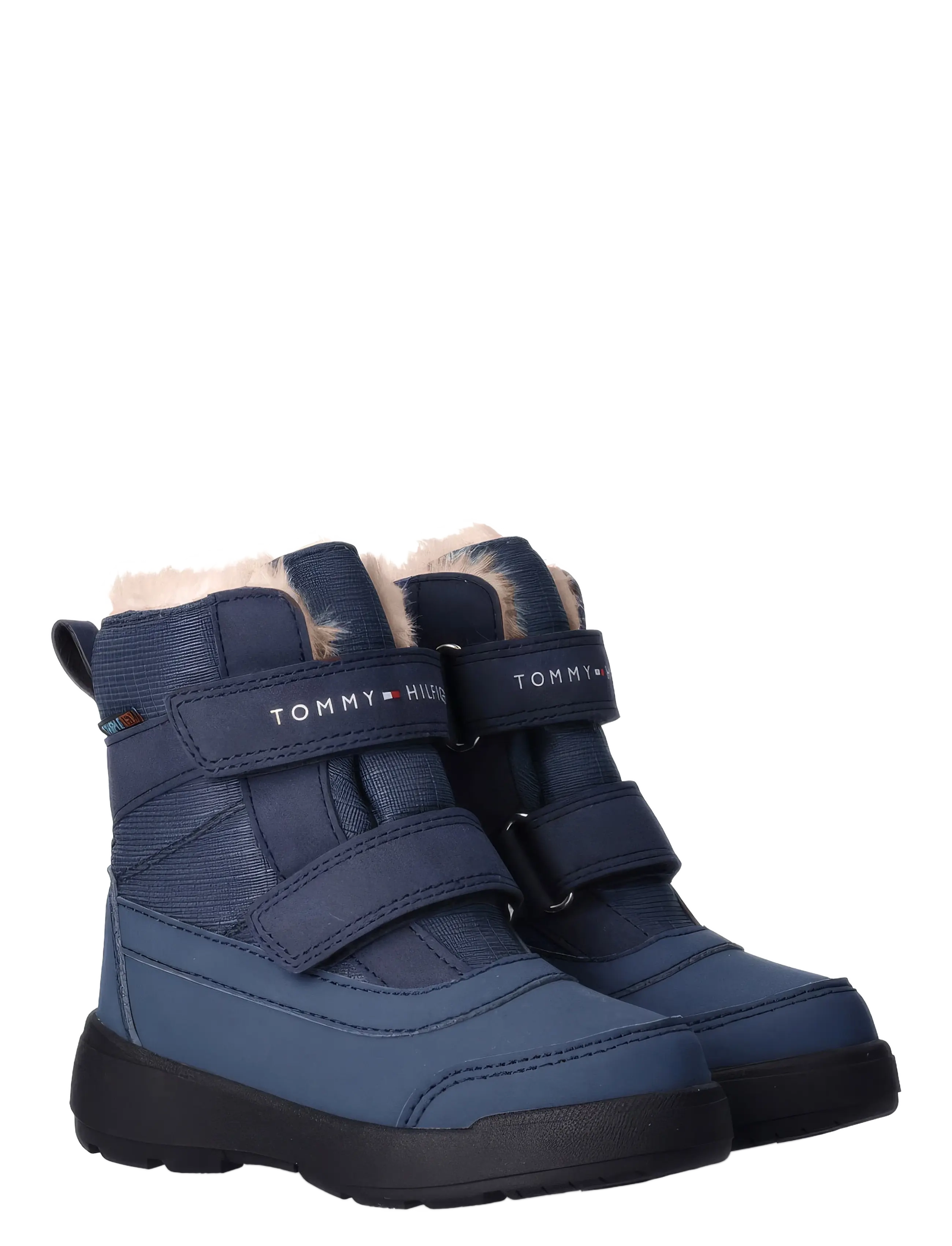 Tommy Hilfiger FUNCTIONAL BOOTIE BLACK/CAMEL - Skor - BLUE / blue