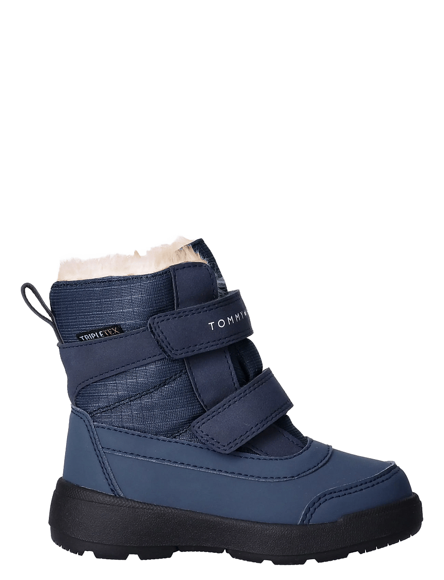 Tommy Hilfiger - FUNCTIONAL BOOTIE BLACK/CAMEL - vinterstövlar - blue - 1
