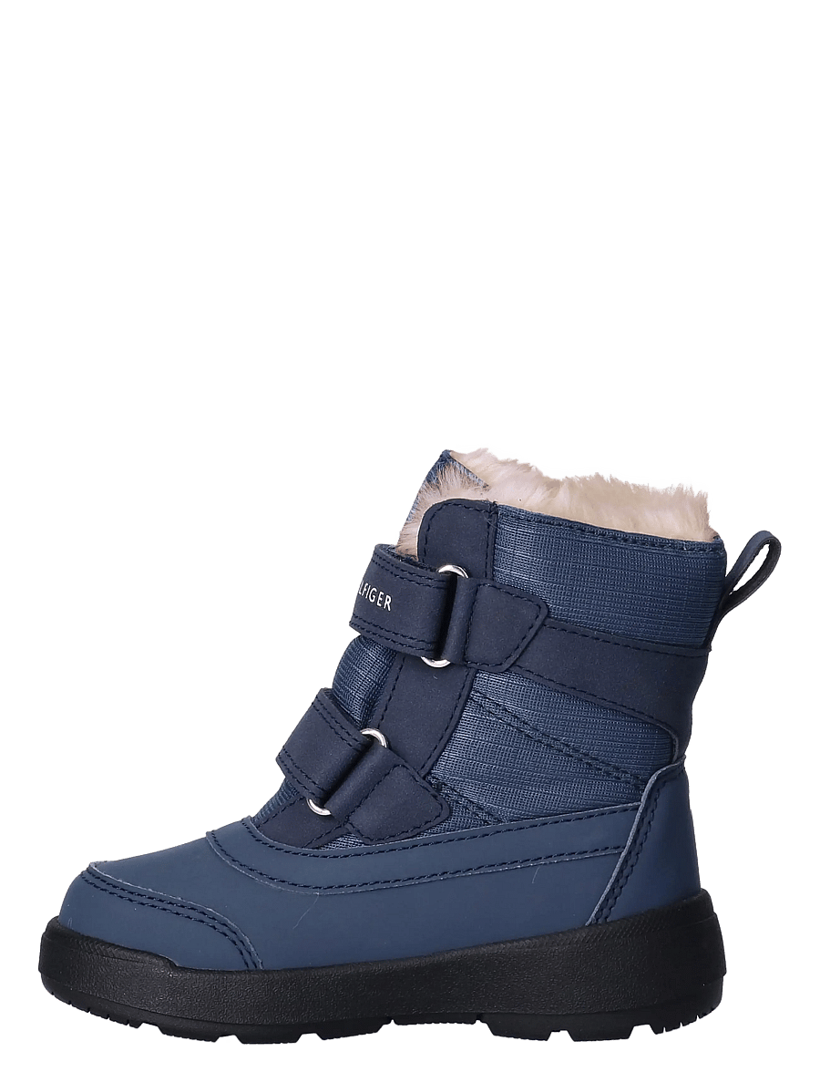 Tommy Hilfiger - FUNCTIONAL BOOTIE BLACK/CAMEL - vinterstövlar - blue - 2