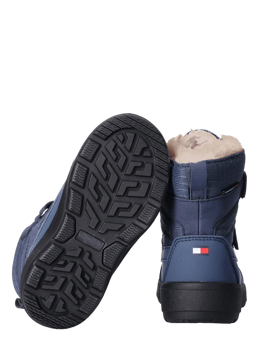 Tommy Hilfiger - FUNCTIONAL BOOTIE BLACK/CAMEL - vinterstövlar - blue - 3