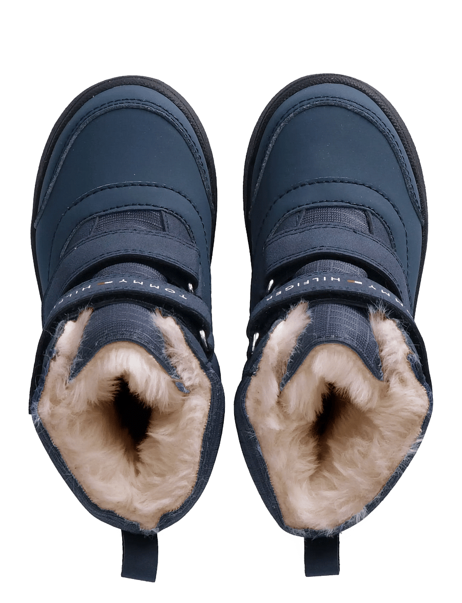 Tommy Hilfiger - FUNCTIONAL BOOTIE BLACK/CAMEL - vinterstövlar - blue - 4