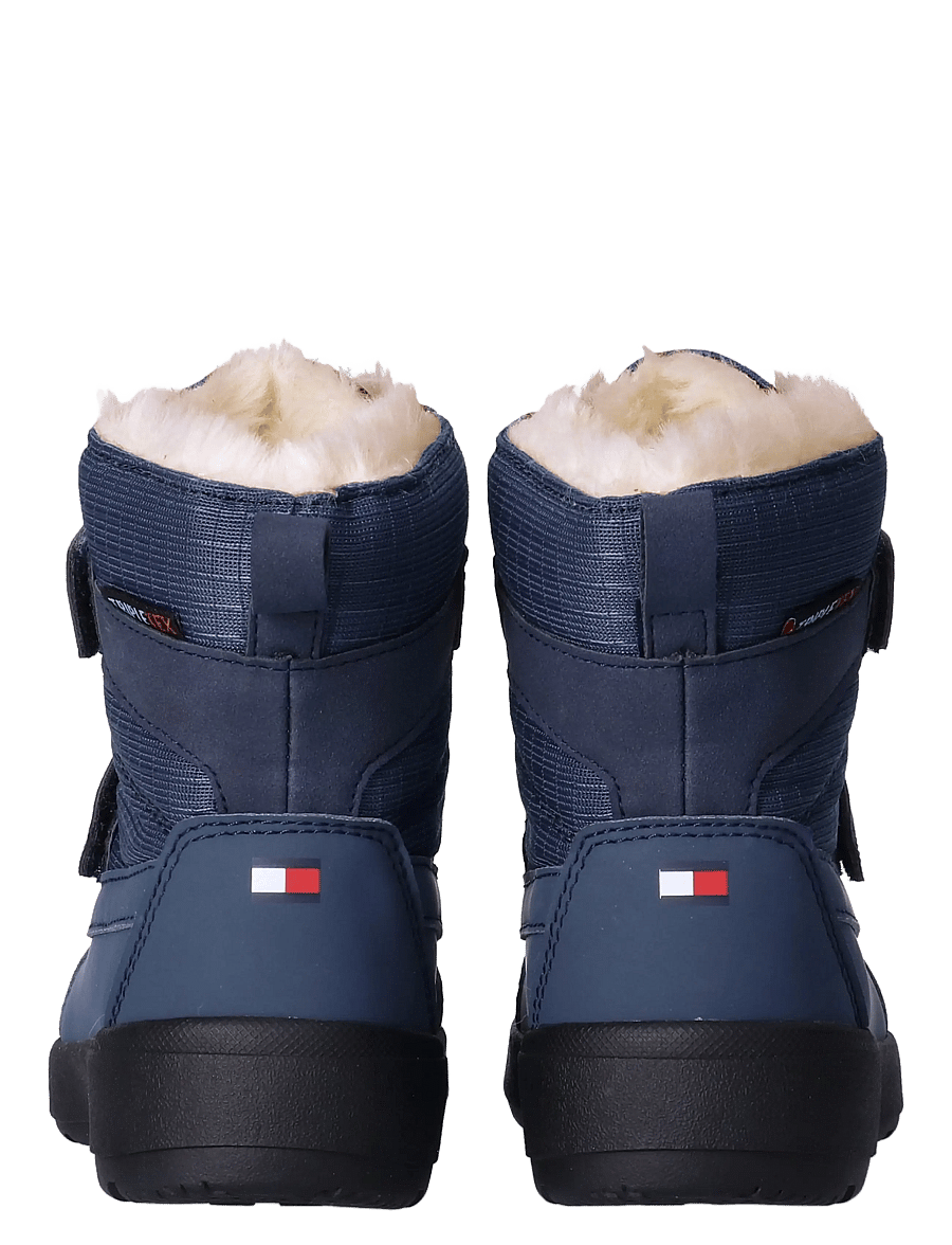 Tommy Hilfiger - FUNCTIONAL BOOTIE BLACK/CAMEL - vinterstövlar - blue - 5