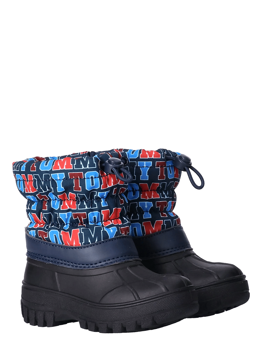 Tommy Hilfiger - FUNCTIONAL BOOTIE BLACK/MULTICOLOR - vinterstövlar - black/multicolor - 0