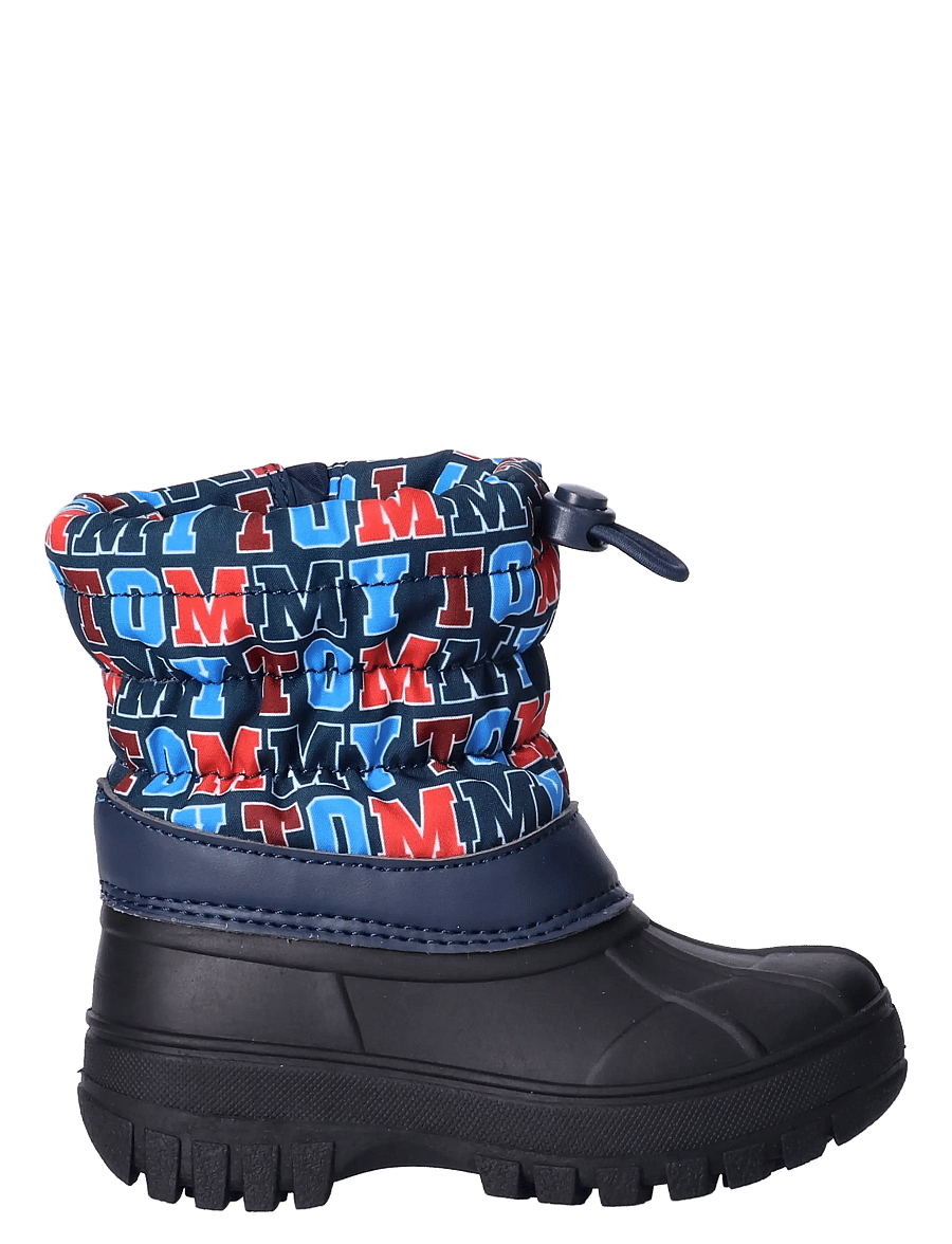 Tommy Hilfiger - FUNCTIONAL BOOTIE BLACK/MULTICOLOR - vinterstövlar - black/multicolor - 1