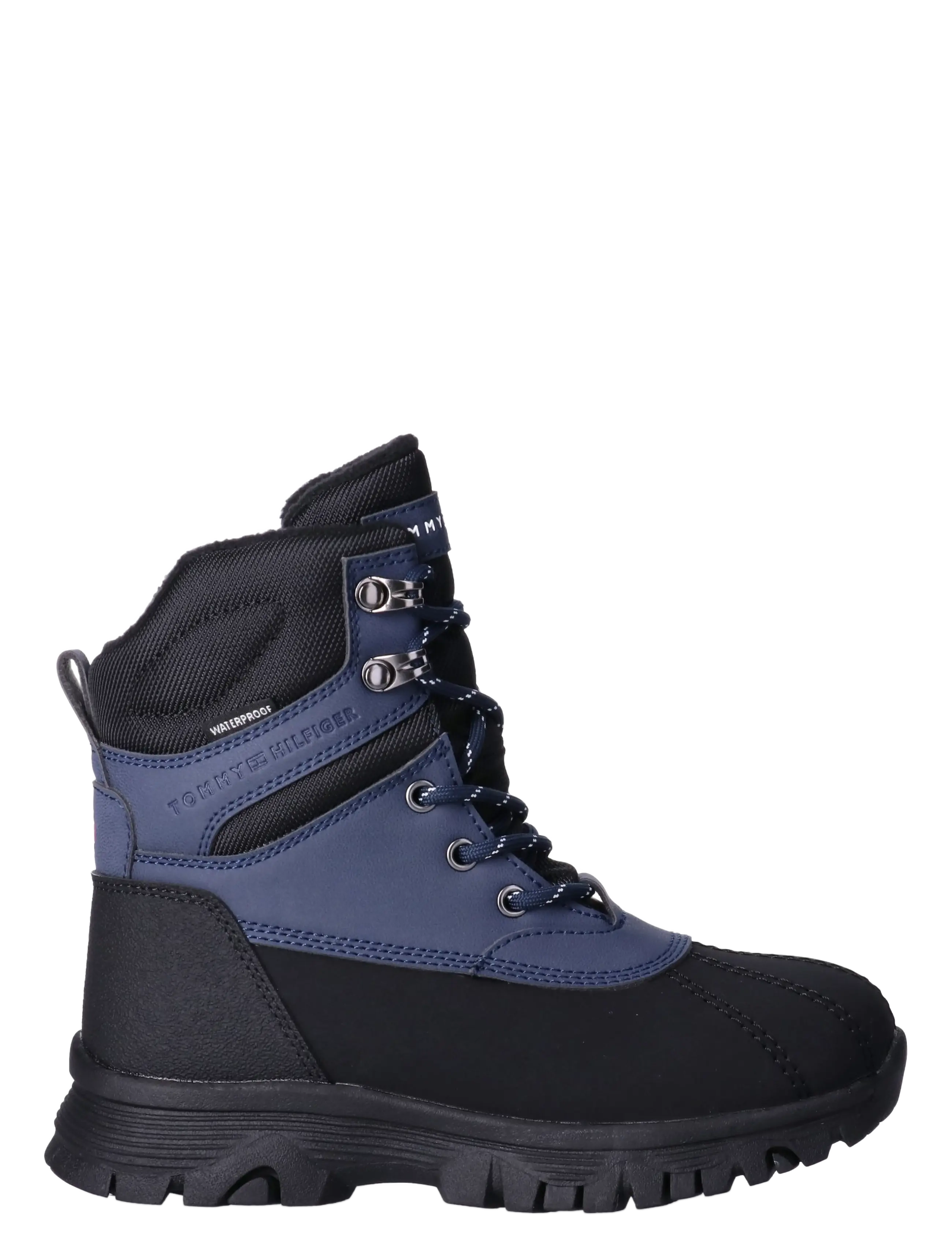 Tommy Hilfiger - FUNCTIONAL BOOTIE BLACK/BLUE - vinterstövlar - black/blue - 1
