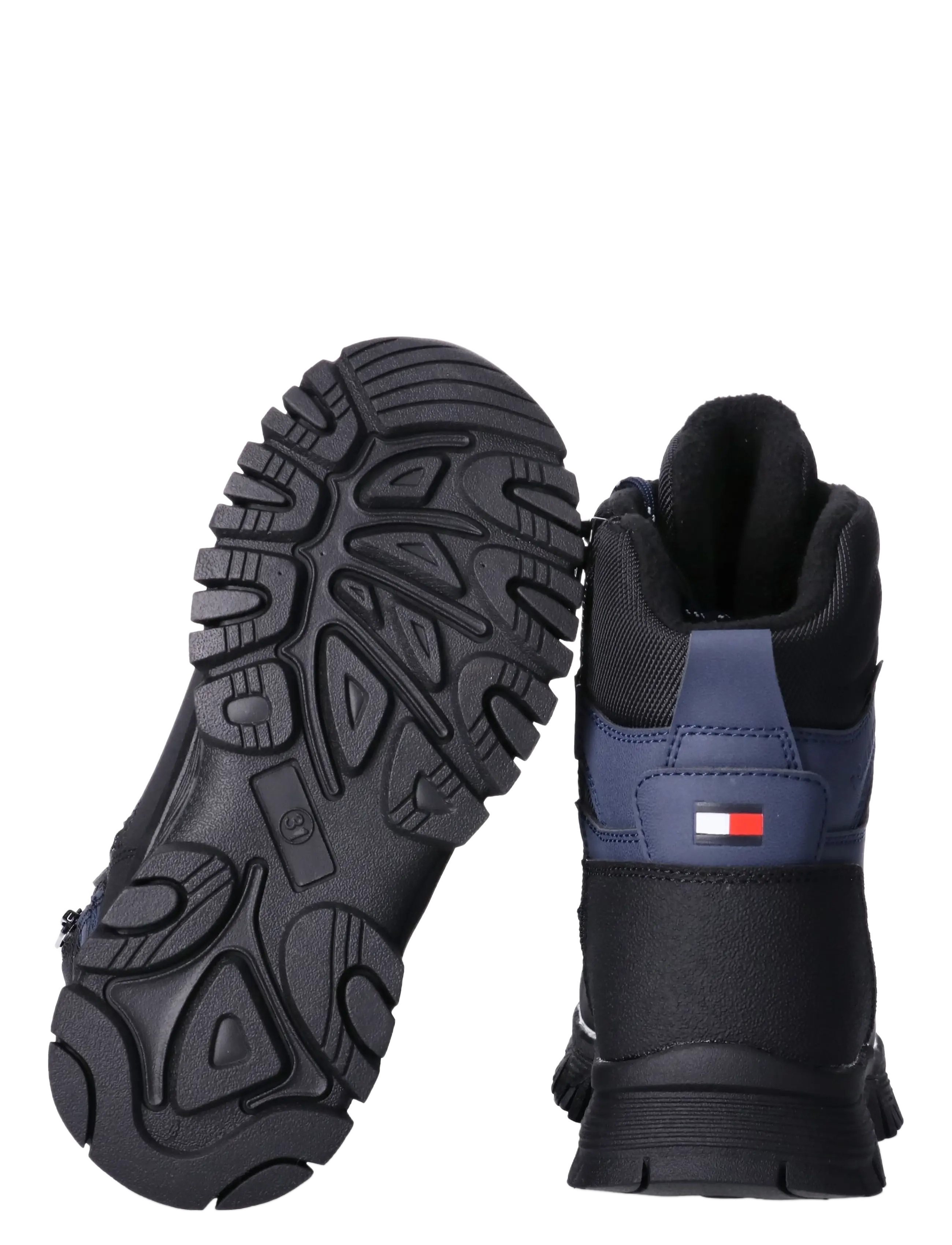 Tommy Hilfiger - FUNCTIONAL BOOTIE BLACK/BLUE - vinterstövlar - black/blue - 3