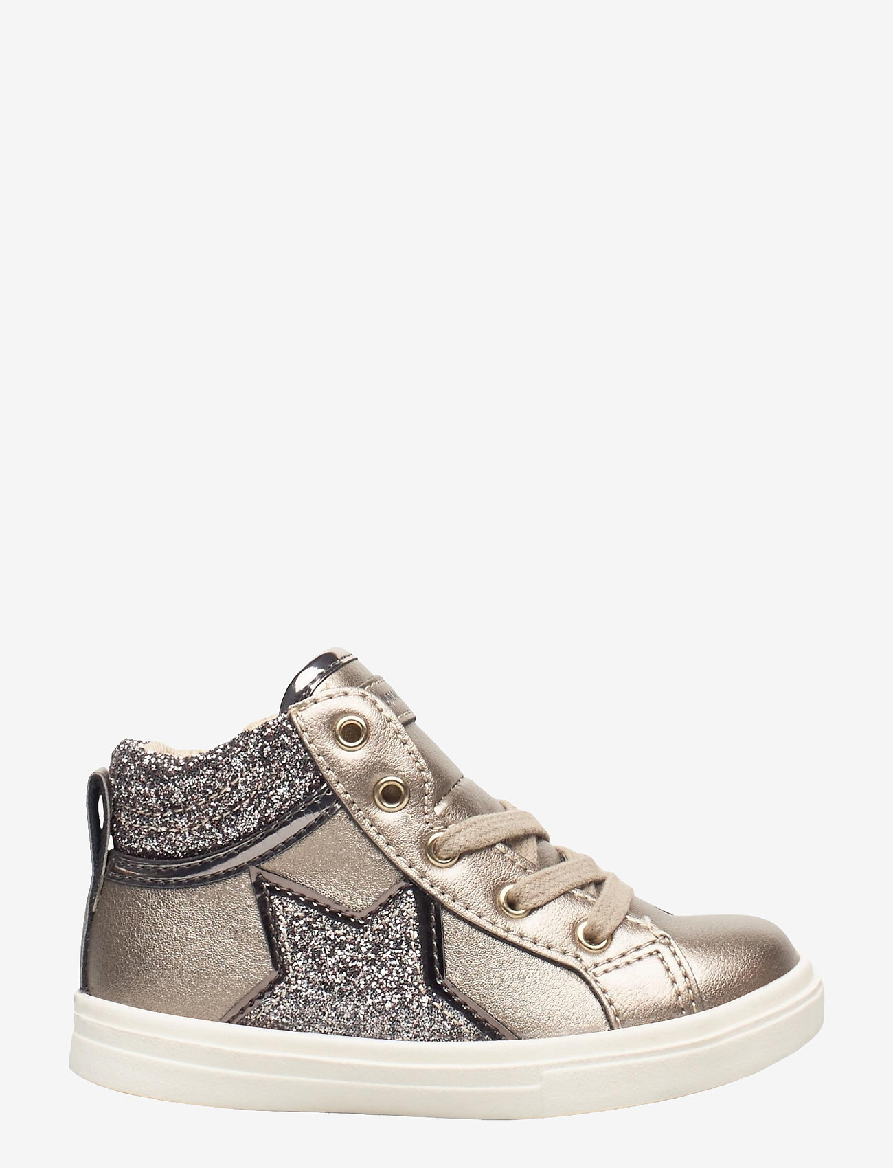 Tommy Hilfiger - LACE-UPHIGH TOP SNEAKER - metallic dark gold - 1