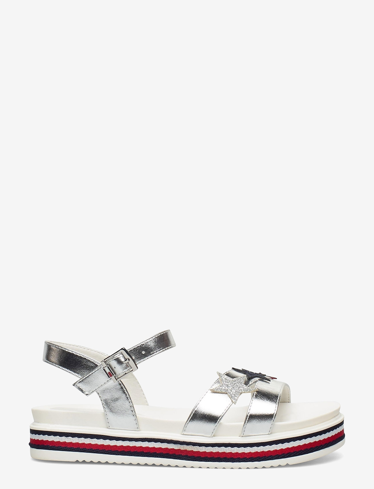 Tommy Hilfiger - PLATFORM SANDAL - silver/multicolor - 1