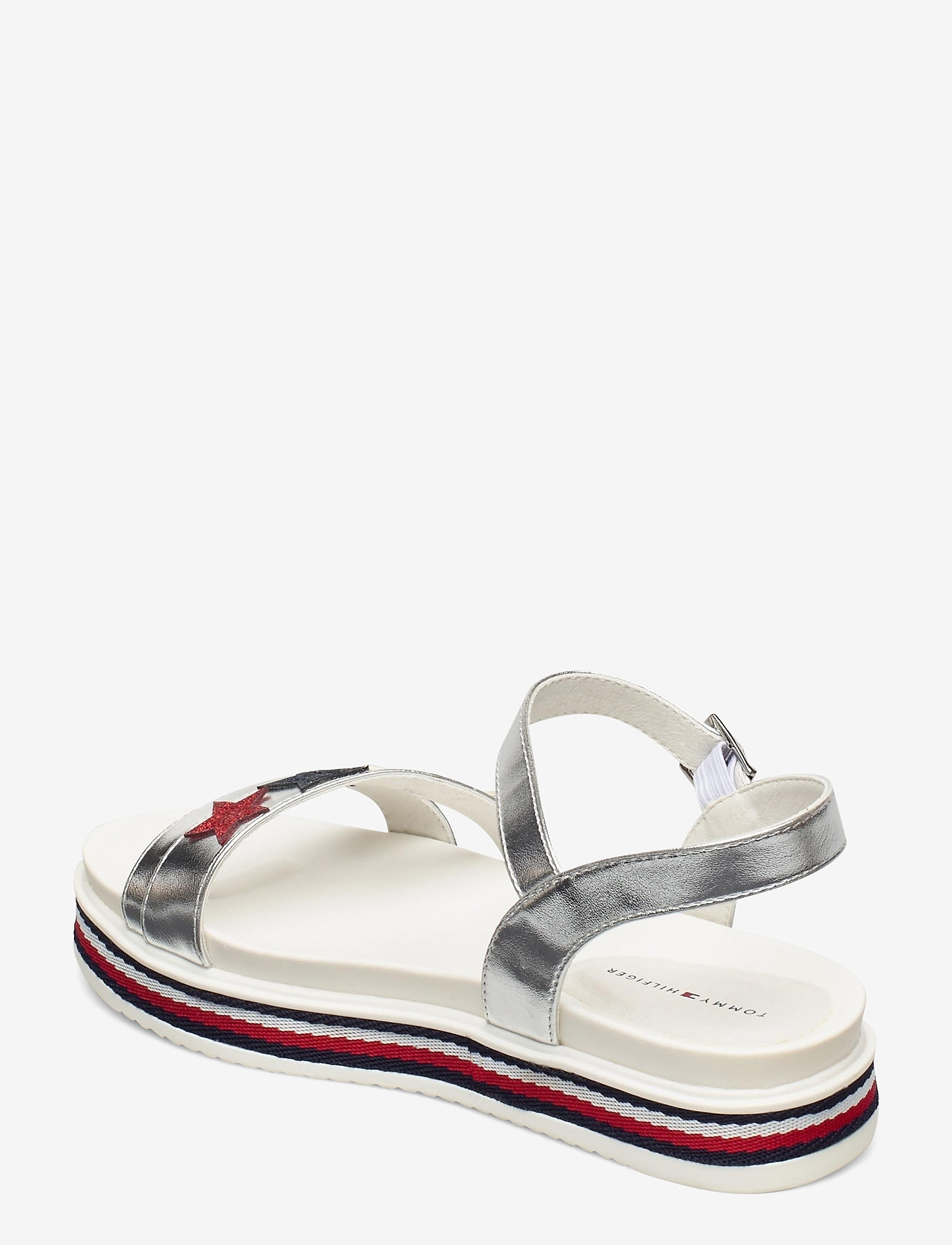 Tommy Hilfiger - PLATFORM SANDAL - silver/multicolor - 2