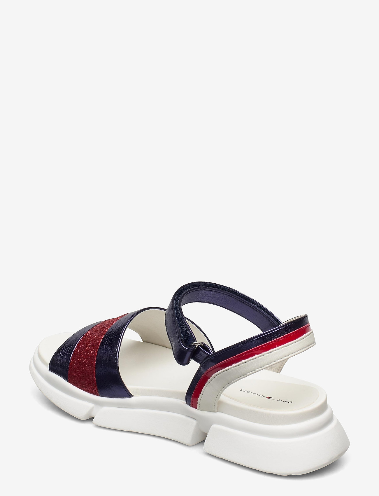 Tommy Hilfiger - VELCRO SANDAL - blue/silver/red - 2