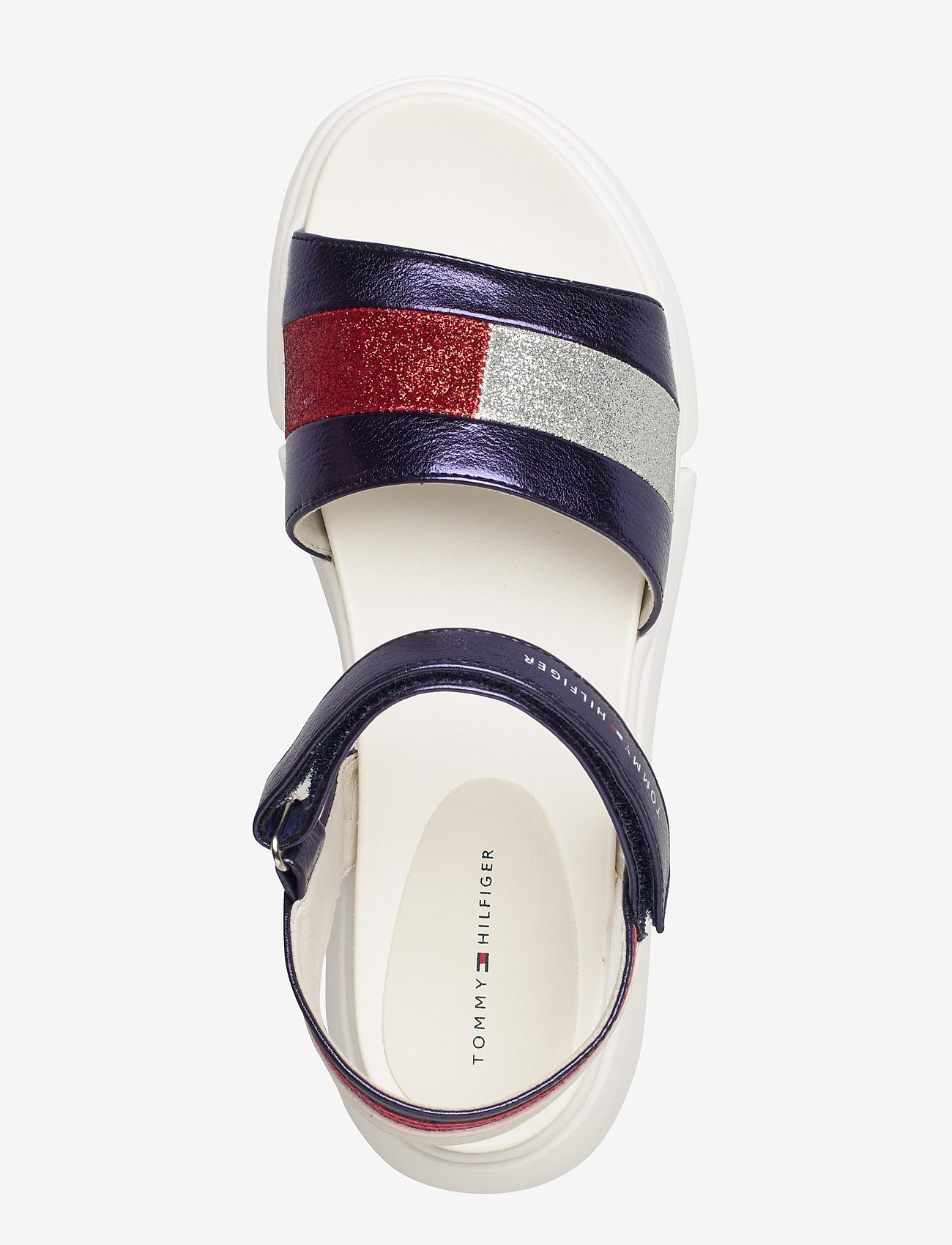 Tommy Hilfiger - VELCRO SANDAL - blue/silver/red - 3