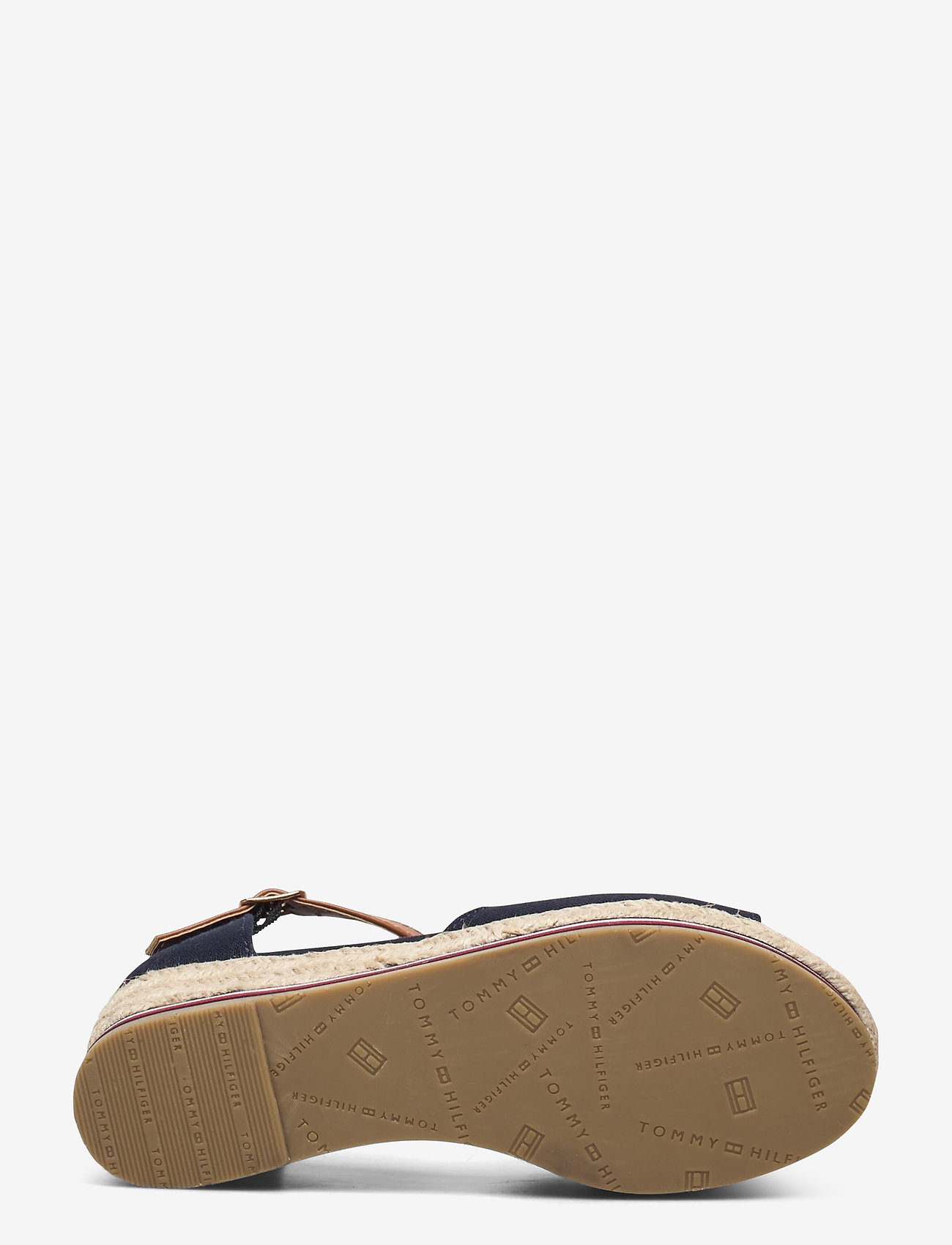 Tommy Hilfiger - ROPE WEDGE SANDAL - blue - 4