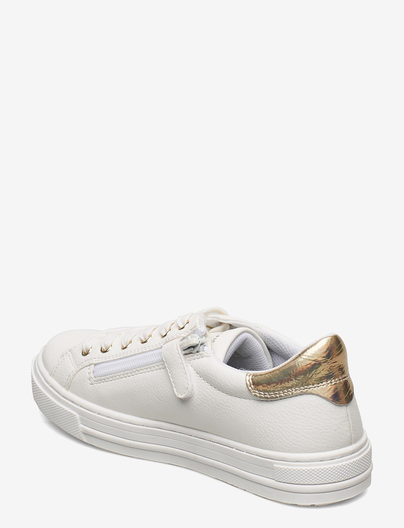 Tommy Hilfiger - LOW CUT LACE-UP SNEAKERG - white/gold - 2