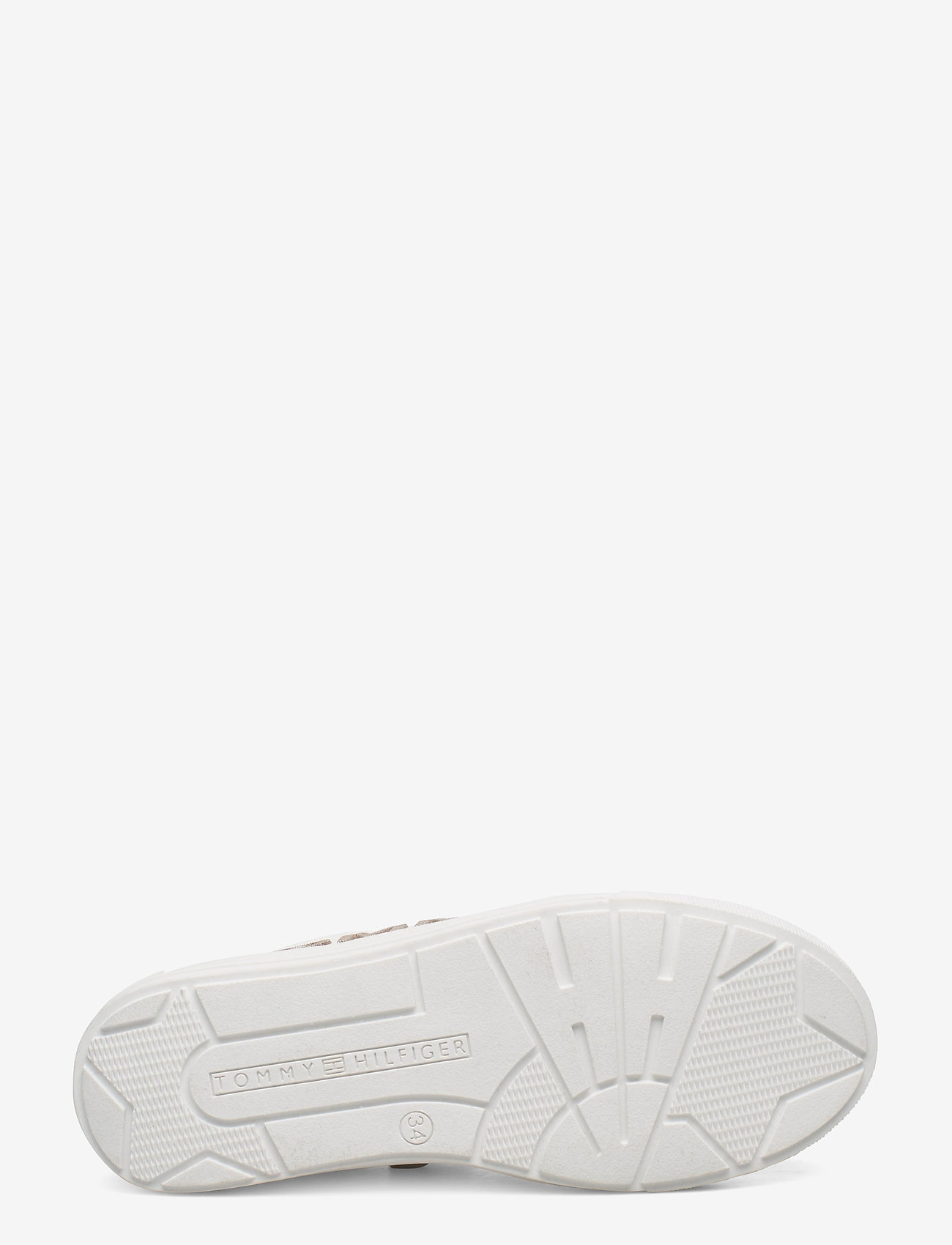 Tommy Hilfiger - LOW CUT LACE-UP SNEAKERG - white/gold - 4