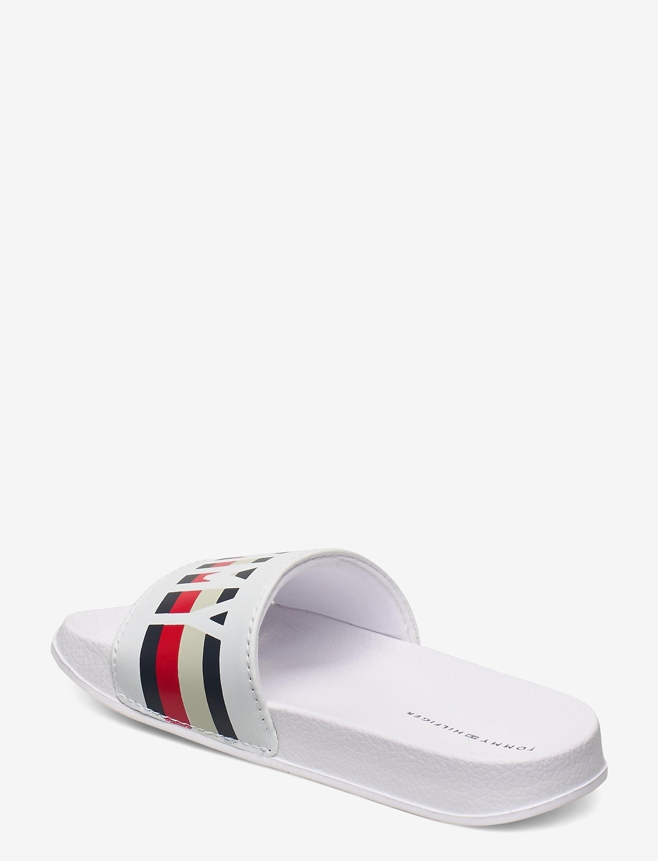 Tommy Hilfiger - LOGO PRINT POOL SLIDE - white - 2