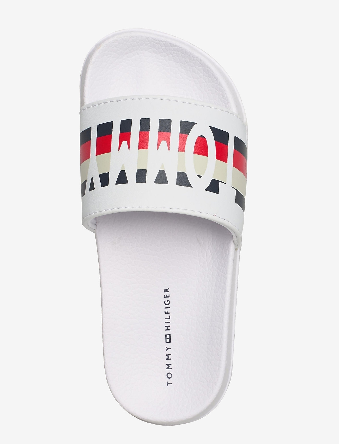 Tommy Hilfiger - LOGO PRINT POOL SLIDE - white - 3