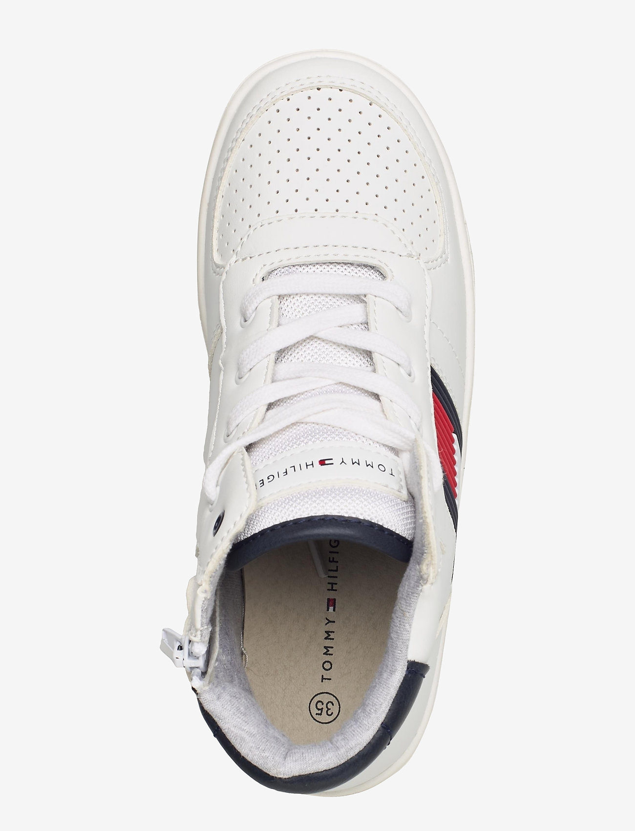 Tommy Hilfiger - HIGH TOP LACE-UP SNEAKER - white/blue - 3