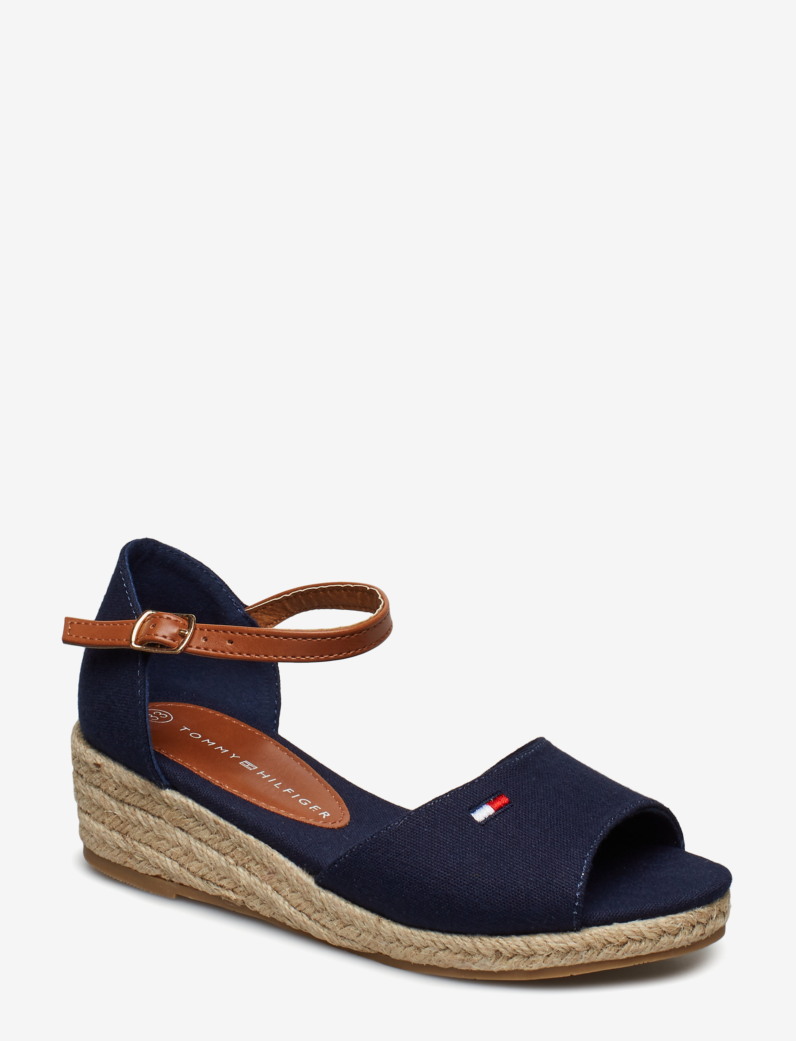 Tommy Hilfiger - ROPE WEDGE SANDAL - blu - 0