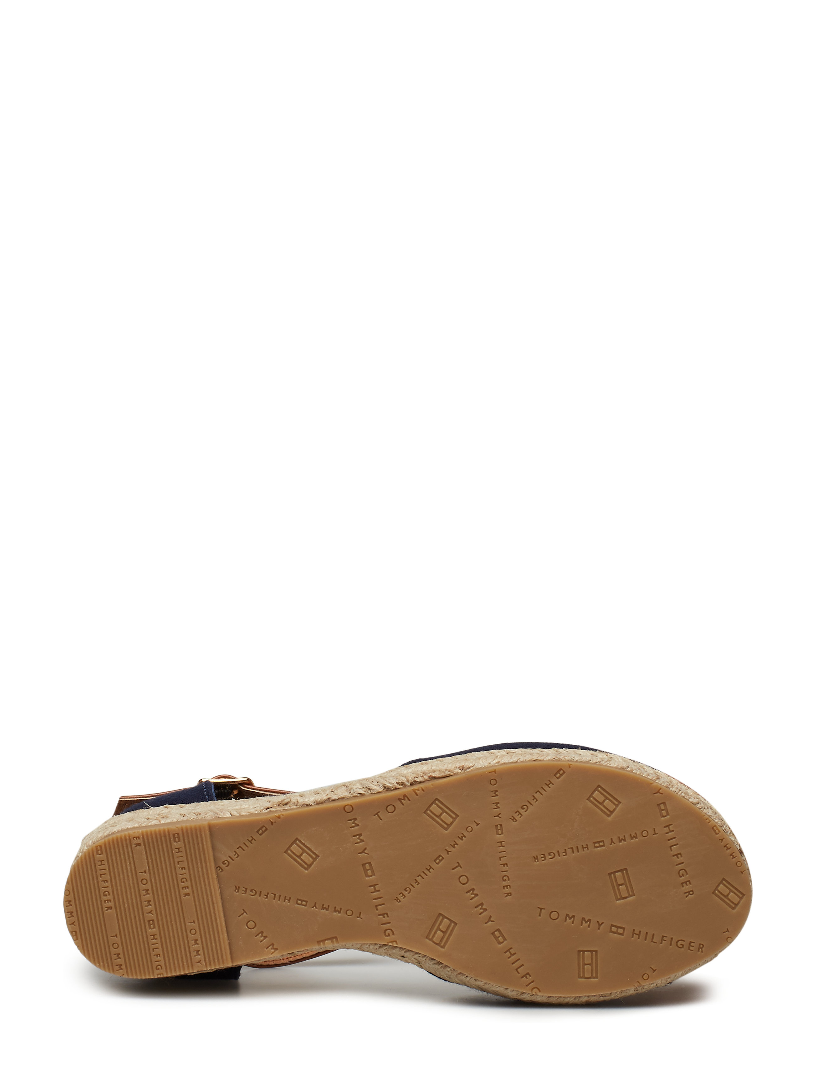 Tommy Hilfiger - ROPE WEDGE SANDAL - blu - 4