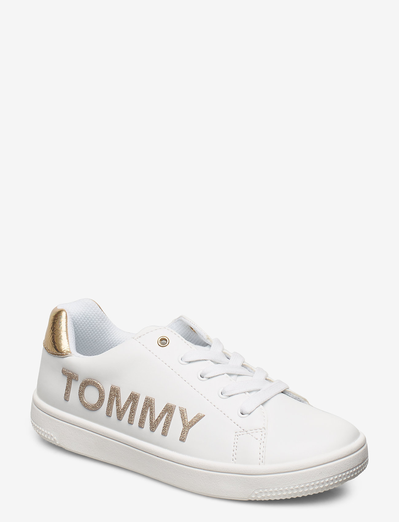 Tommy Hilfiger - LOW CUT LACE-UP SNEAKER - white/gold - 0