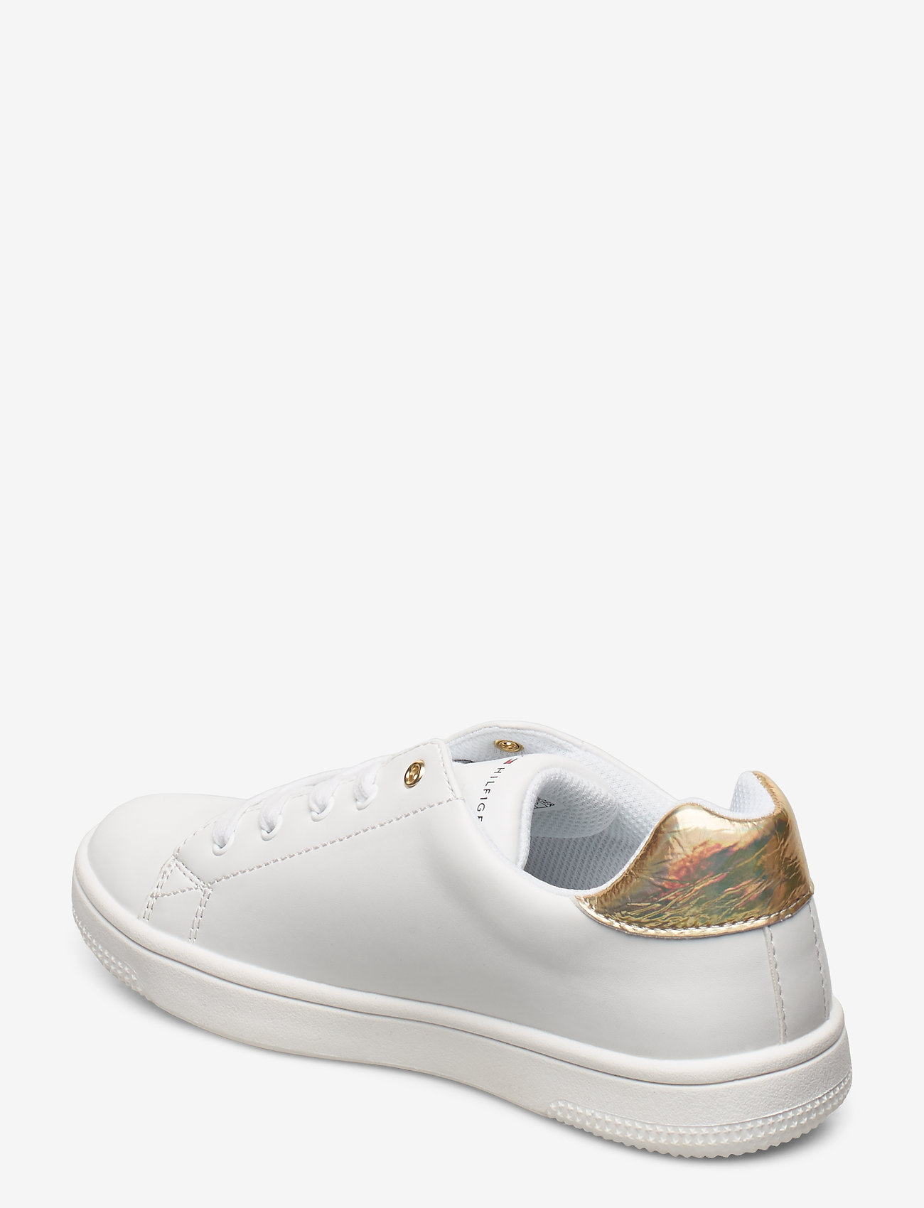 Tommy Hilfiger - LOW CUT LACE-UP SNEAKER - white/gold - 2