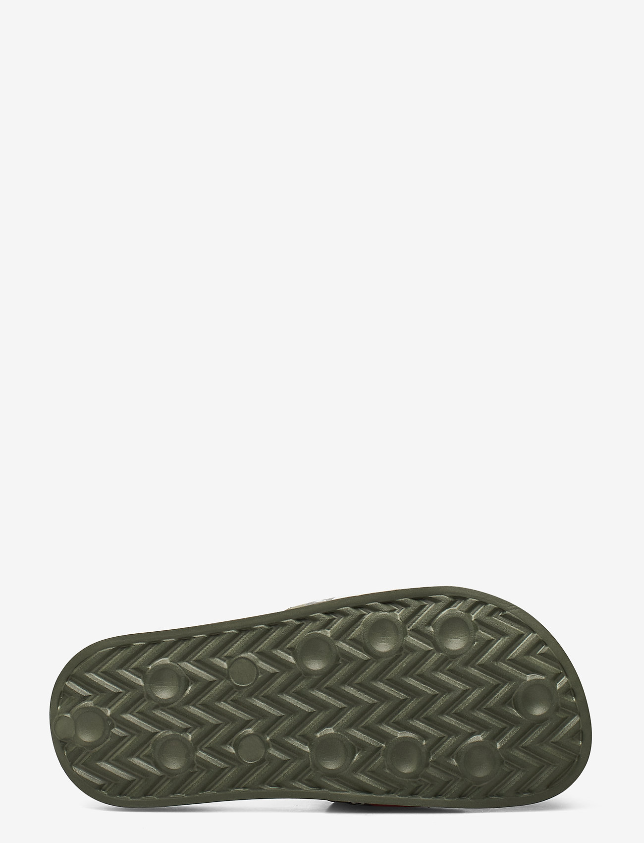 Tommy Hilfiger - FLAG PRINT POOL SLIDE WHITE - military green - 4