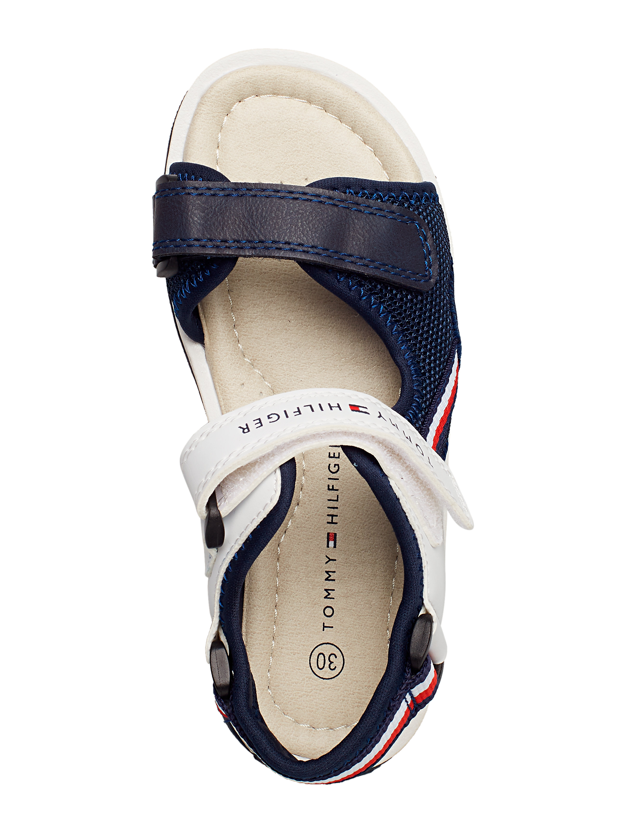 Tommy Hilfiger - VELCRO SANDAL - blu/bianco - 3