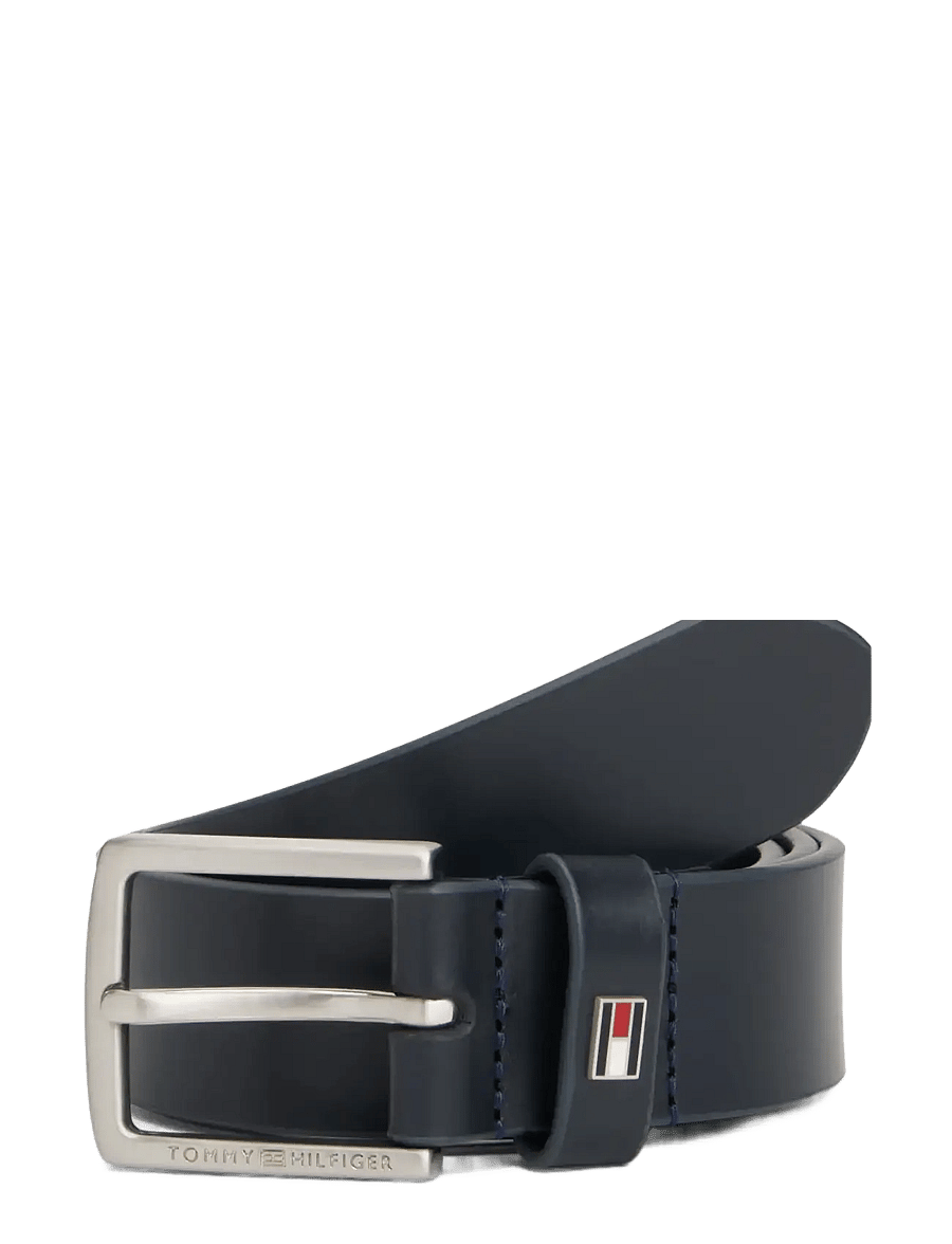 Tommy Hilfiger - KIDS LEATHER BELT - gürtel - space blue - 0