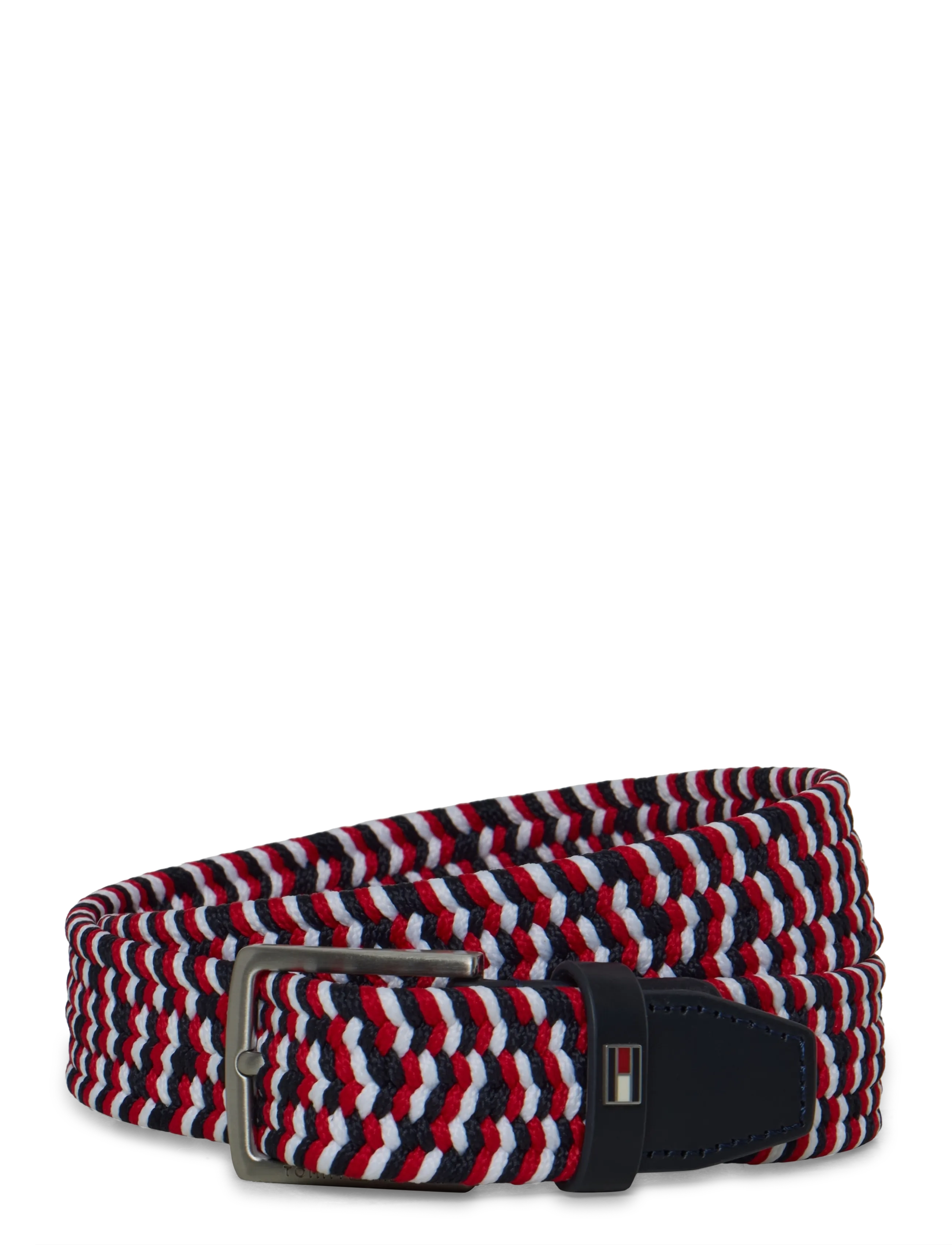 Tommy Hilfiger BRAIDED ELASTICATED BELT - Inspiratsioon - RED WHITE BLUE STRIPE / multi