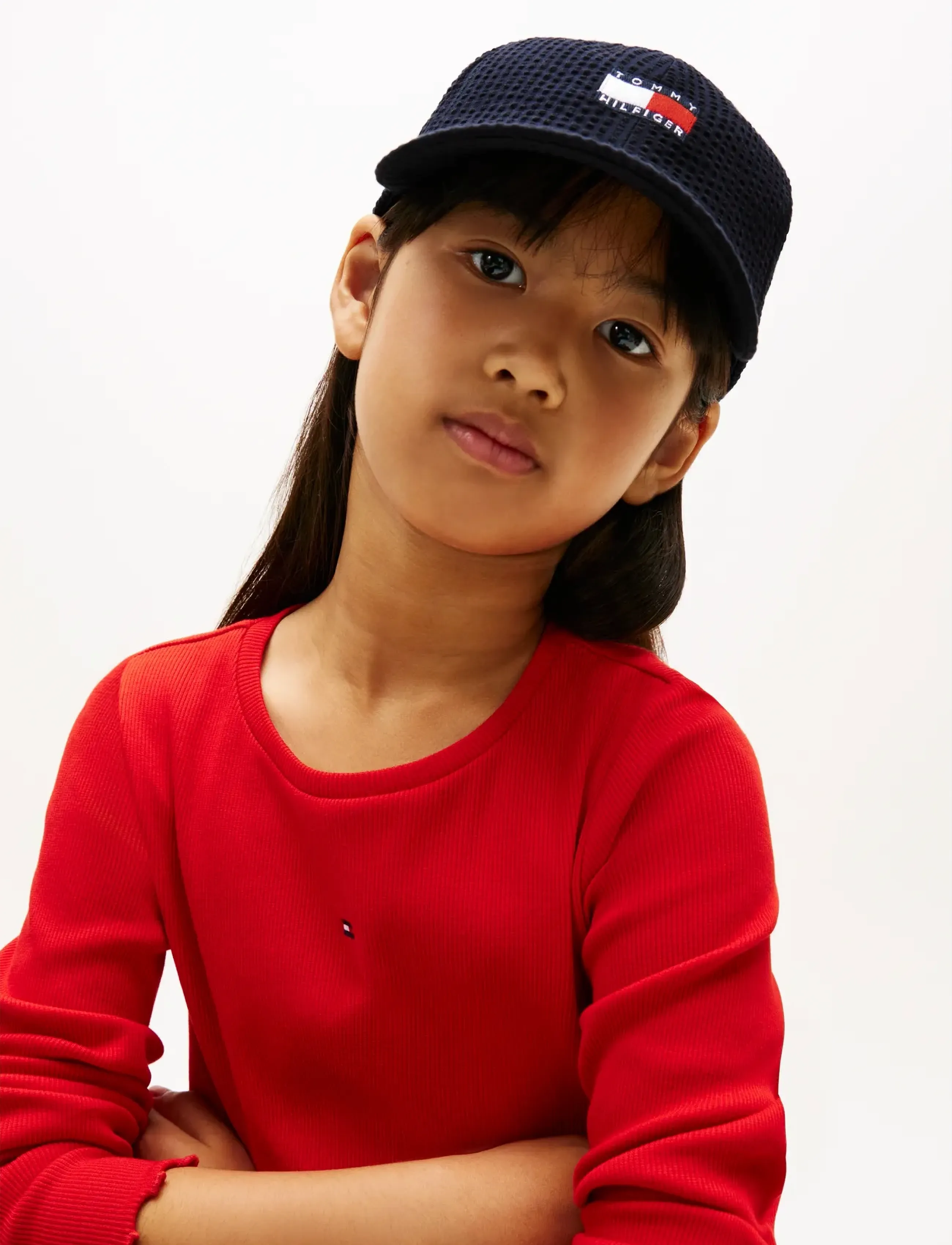 Tommy Hilfiger WAVY FLAG SEERSUCKER CAP - Accessories - SPACE BLUE / navy