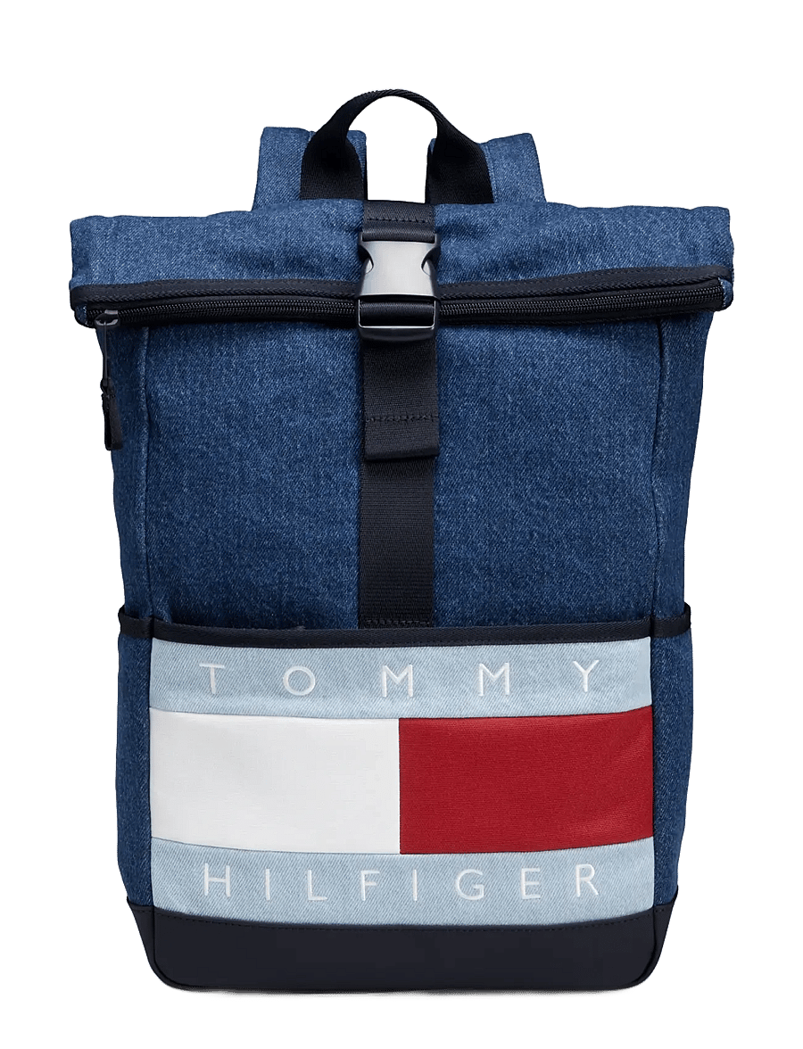 Tommy Hilfiger - HERITAGE DENIM BACKPACK - backpacks - denim medium - 0