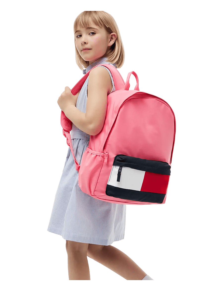 Tommy Hilfiger - ESSENTIAL FLAG BACKPACK - ryggsäckar - exotic pink - 4
