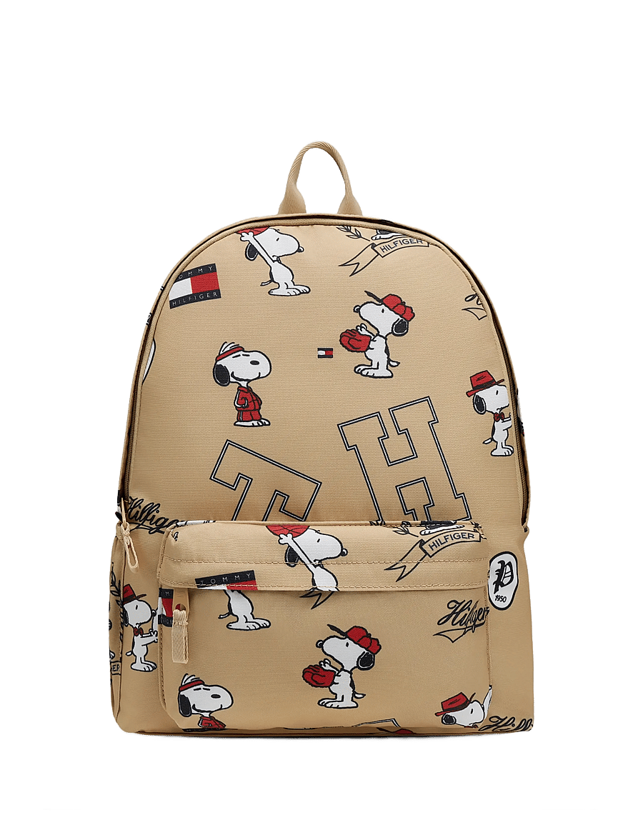 Tommy Hilfiger - PEANUTS BACKPACK - backpacks - camel - 1