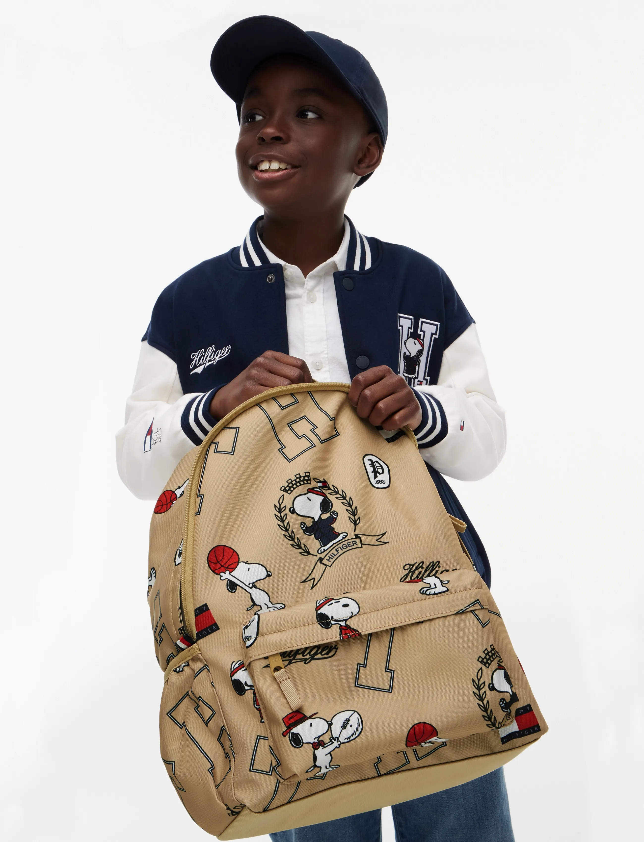 Tommy Hilfiger PEANUTS BACKPACK - Tommy Hilfiger - CAMEL / beige